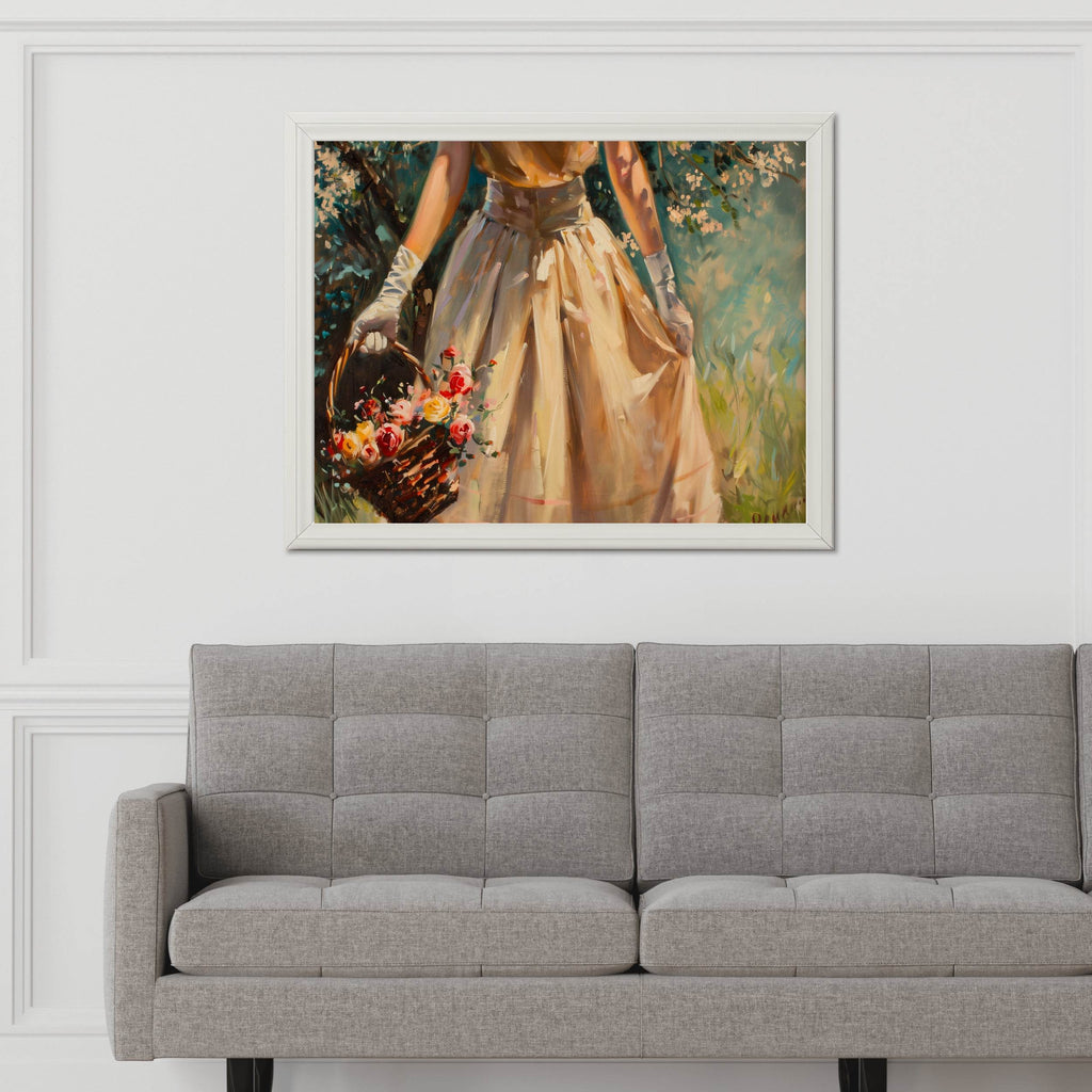 Flower Girl Painting - beink online art store