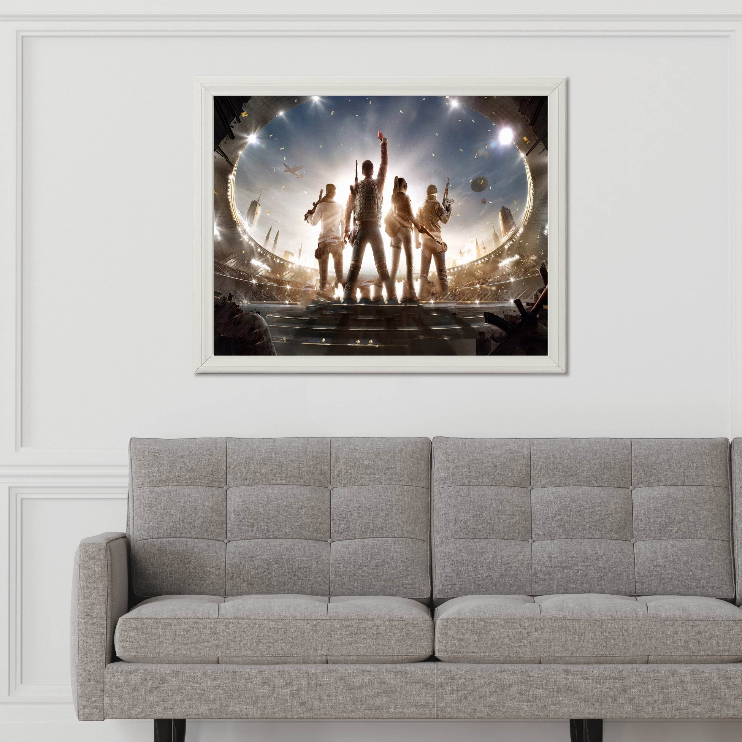 PUBG in Stadium Gaming Wall Art - beink online art store