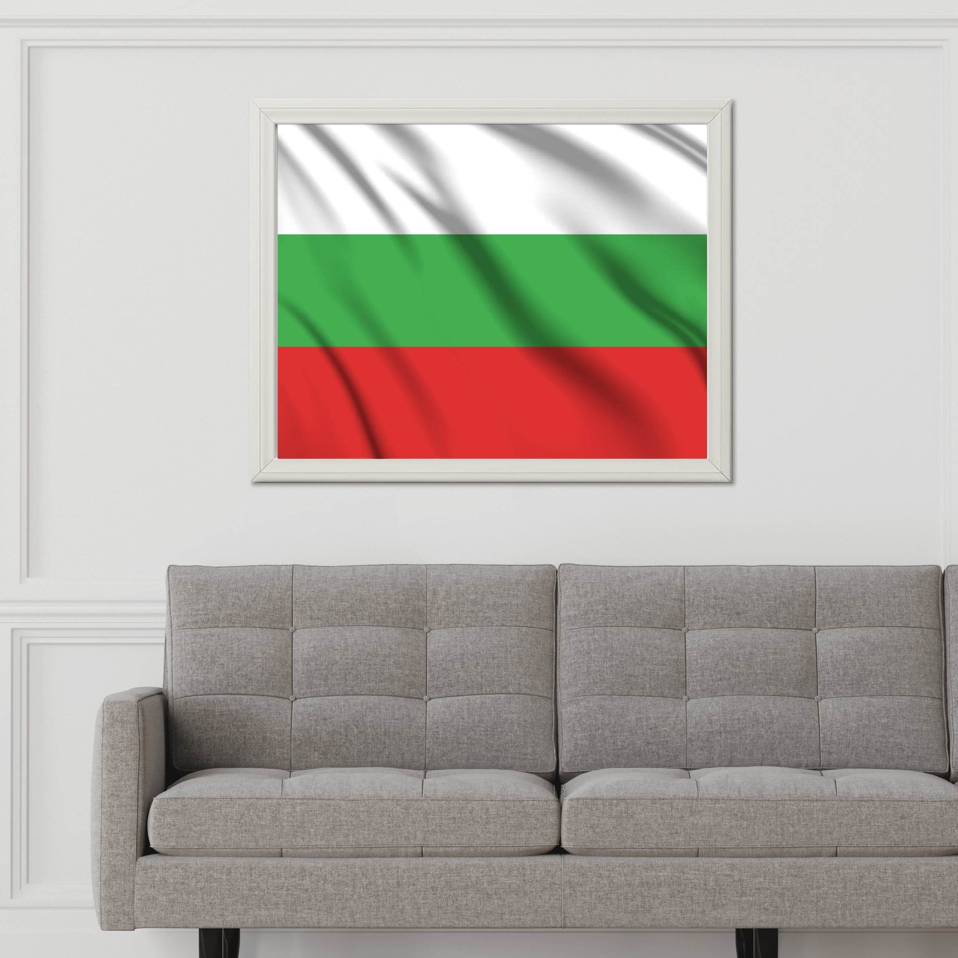 Bulgaria National Flag Wall Art - beink online art store