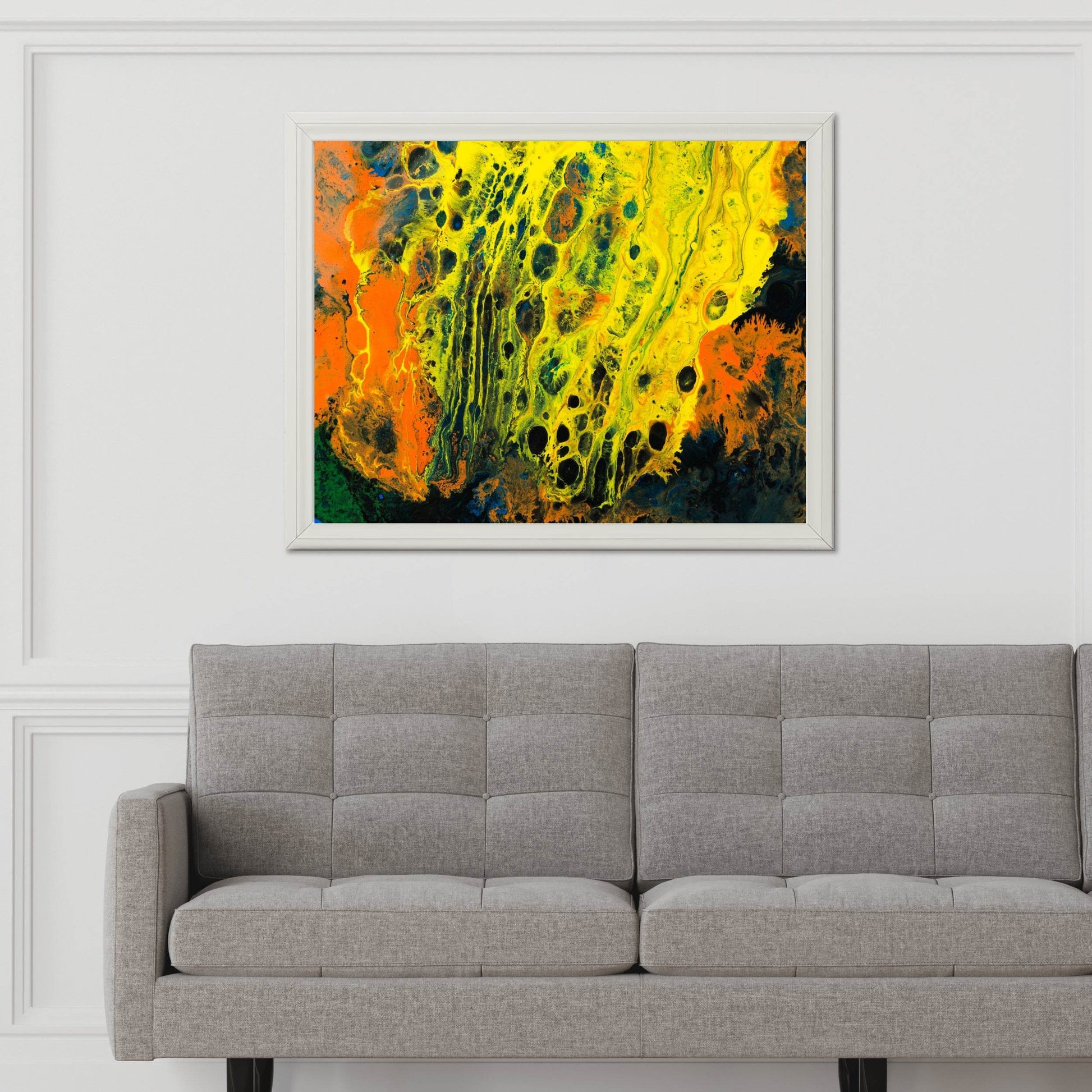 Oil Texture Painting Abstract Wall Art - beink online art store