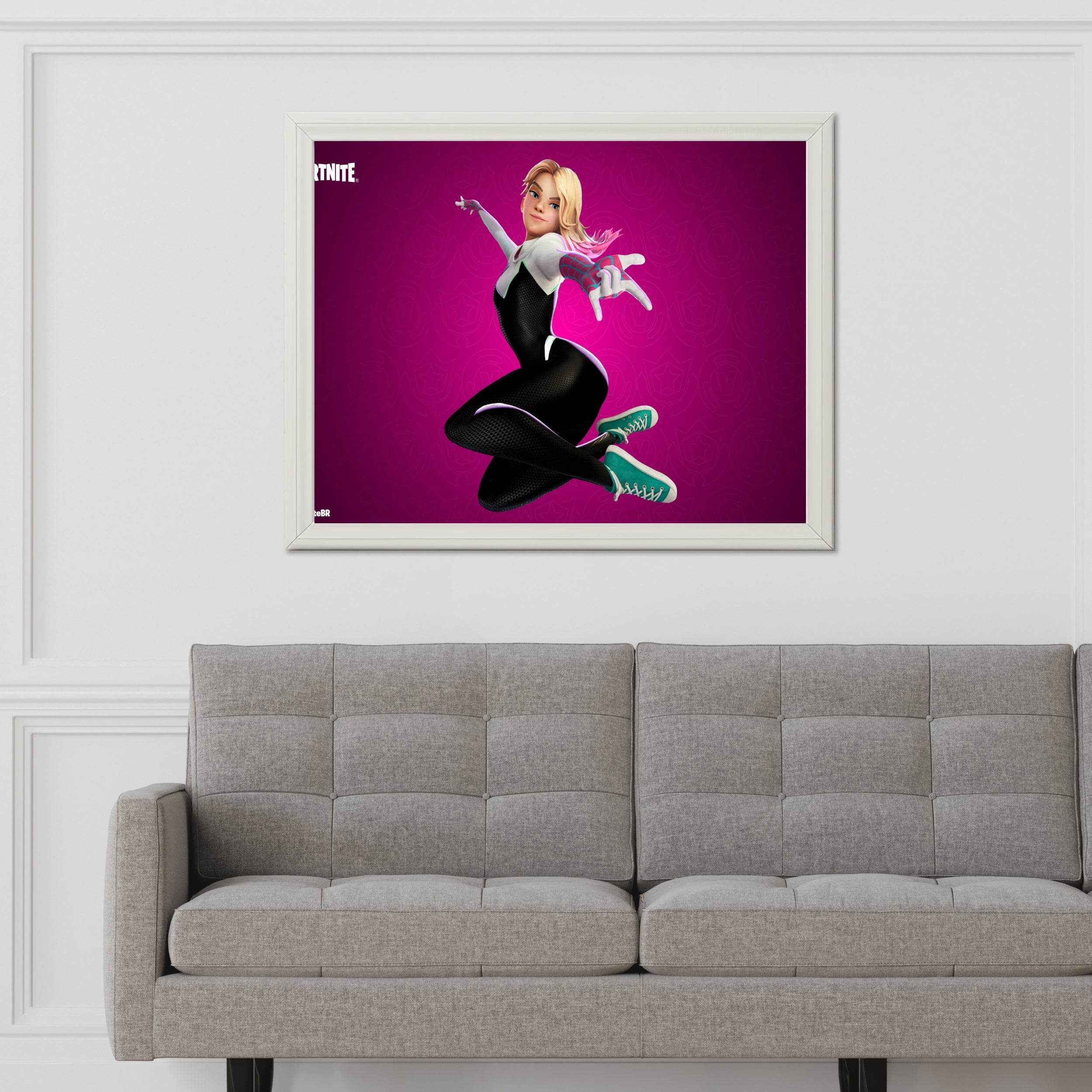 Fortnite Gwen Stacy Gaming Wall Art - beink online art store