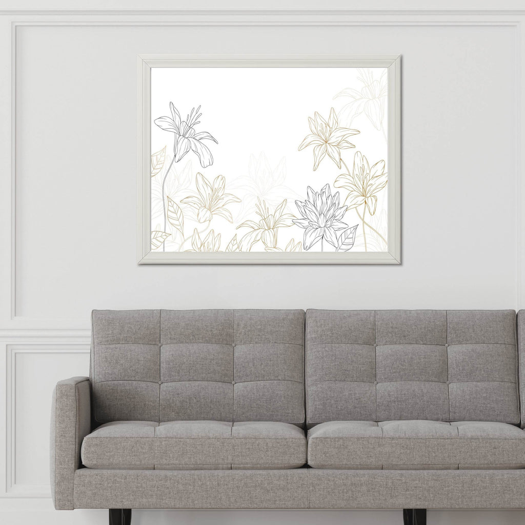 Alstroemeria Bouquet Wall Art - beink online art store