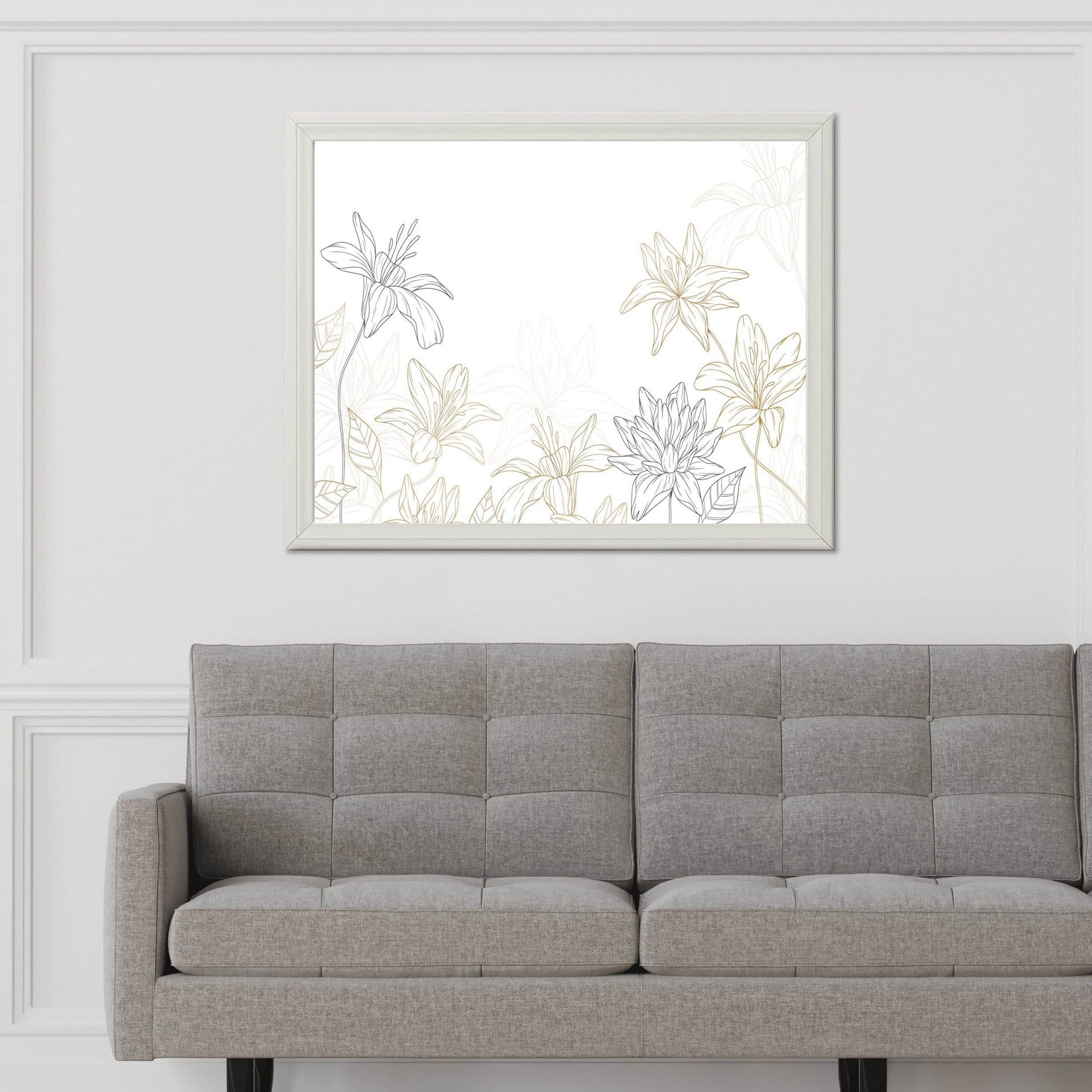Alstroemeria Bouquet Wall Art - beink online art store