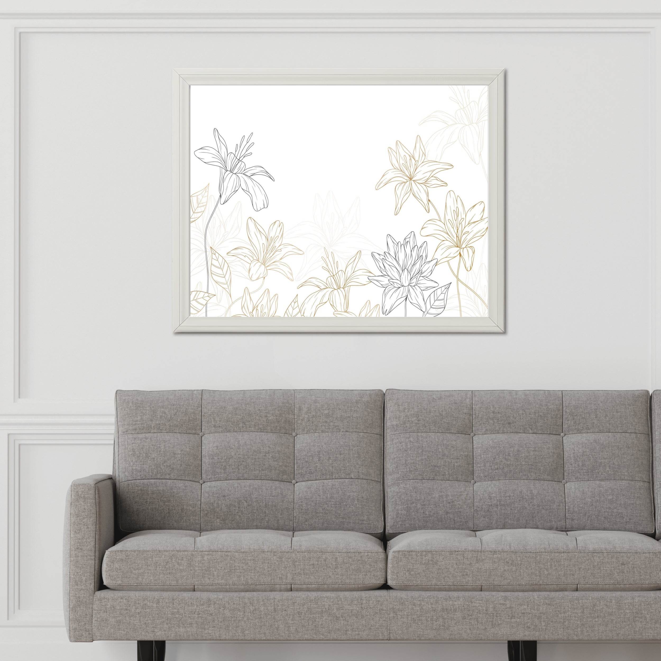 Alstroemeria Bouquet Wall Art - beink online art store
