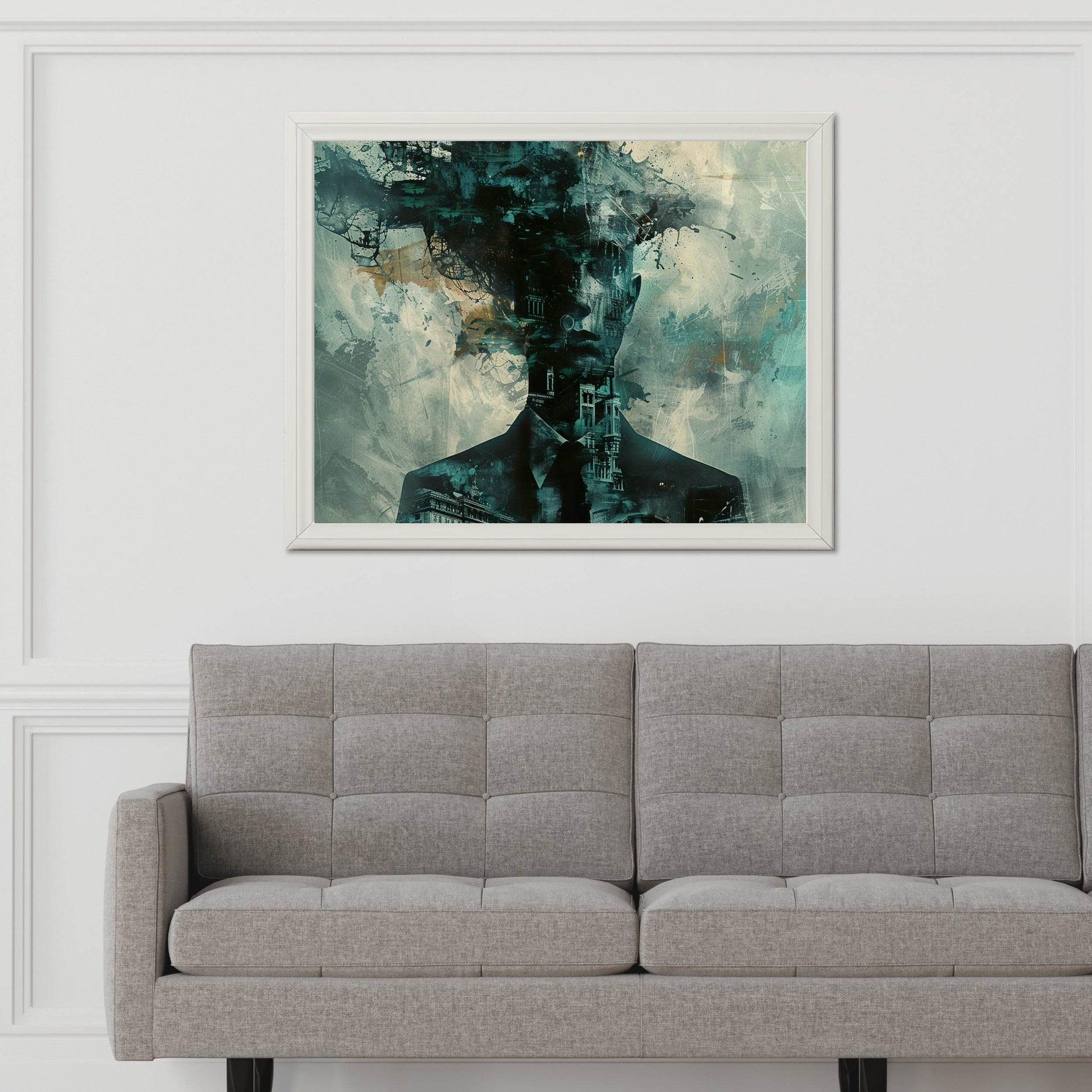 Overburden Mind Visual Digital Art - beink online art store
