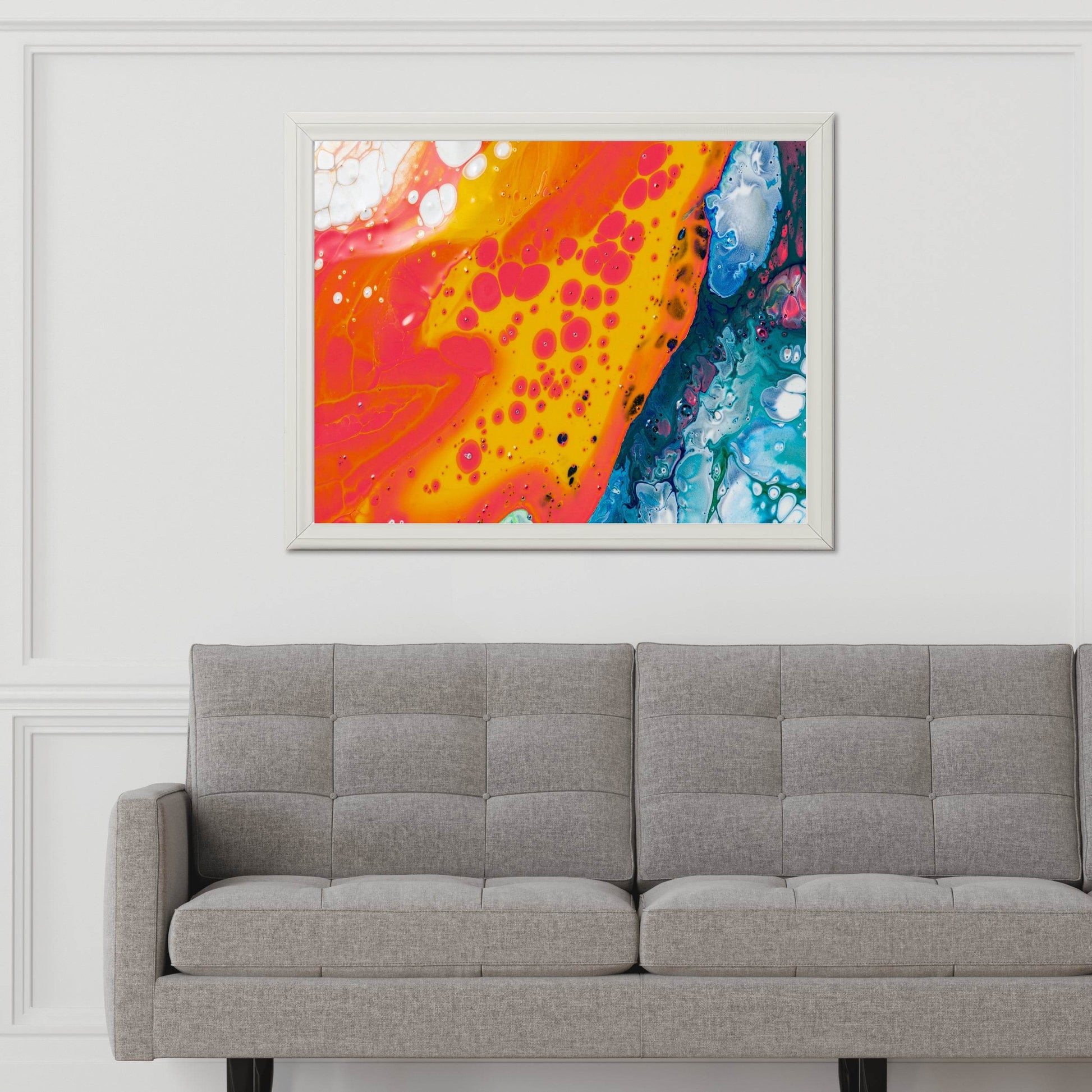 Earth Surface Water Paint Abstrat Wall Art - beink online art store