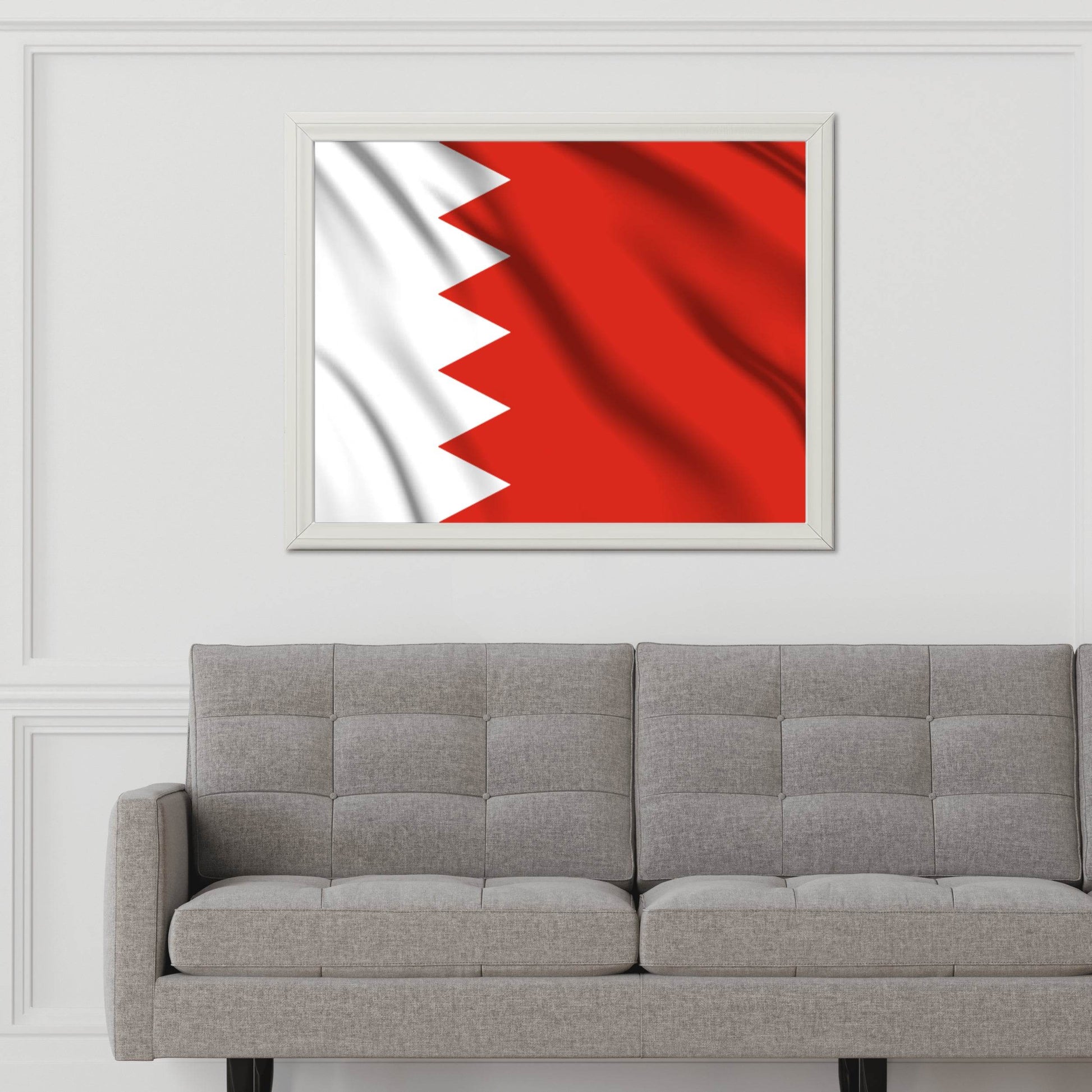 Bahrain National Flag Wall Art - beink online art store
