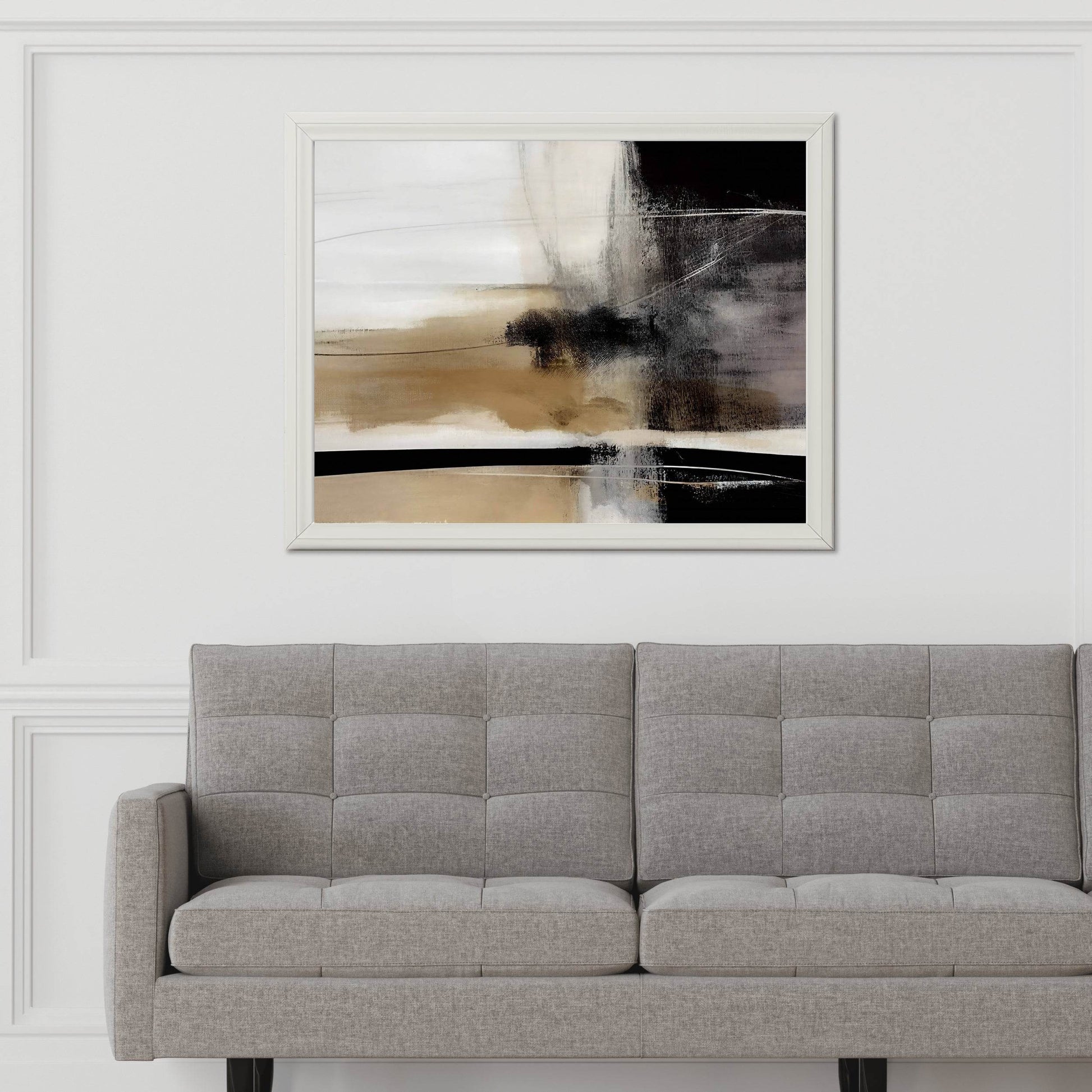 Artistic Desert Illustration Abstract Wall Art - beink online art store