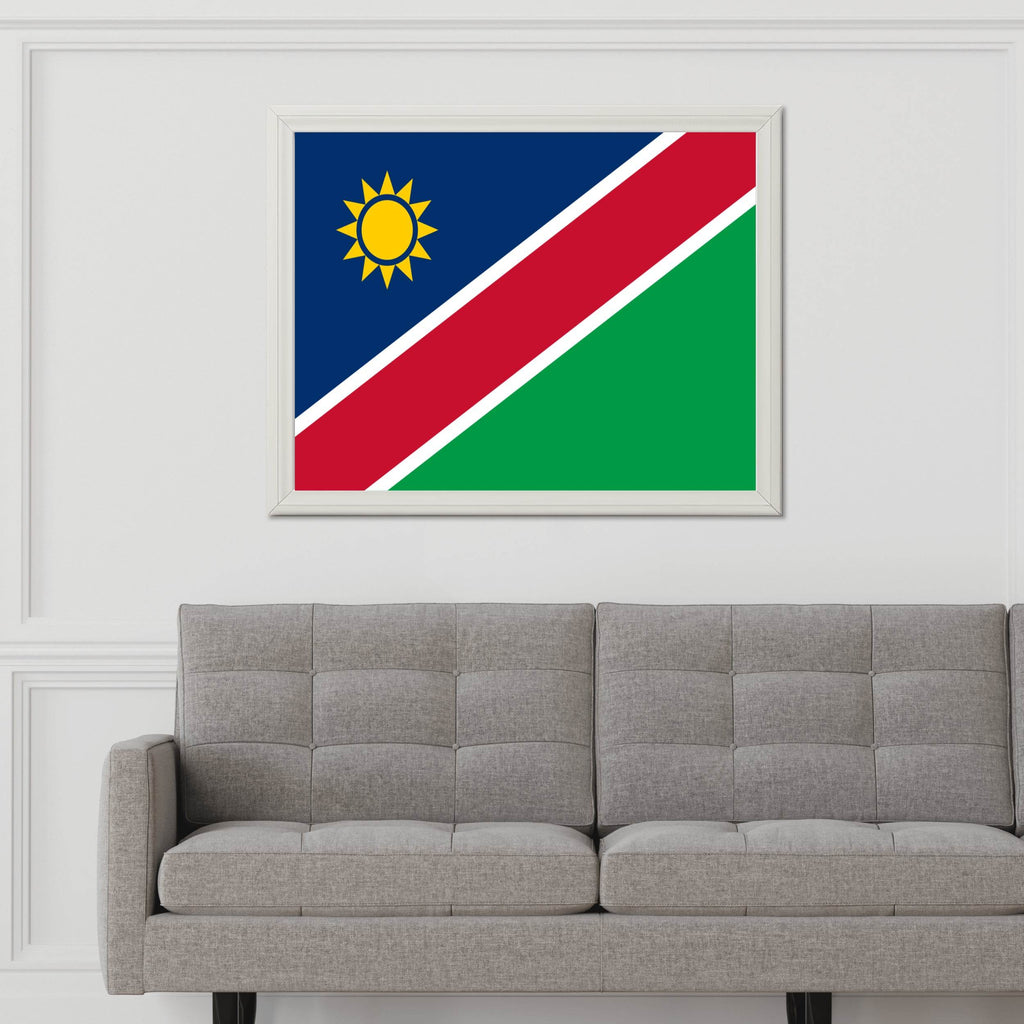 Namibia National Flag Wall Art - beink online art store