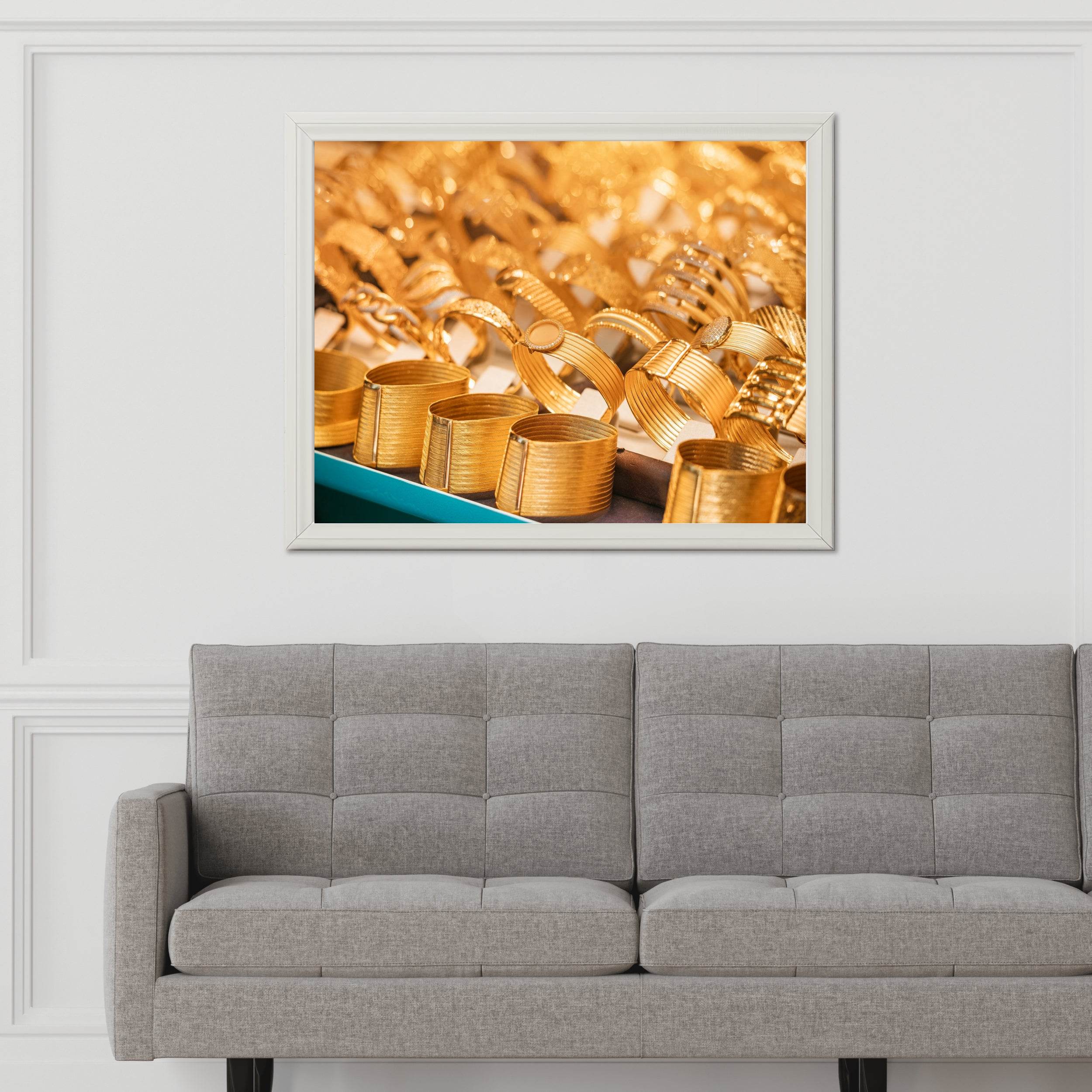 Rings of Gold Wall Art - beink online art store