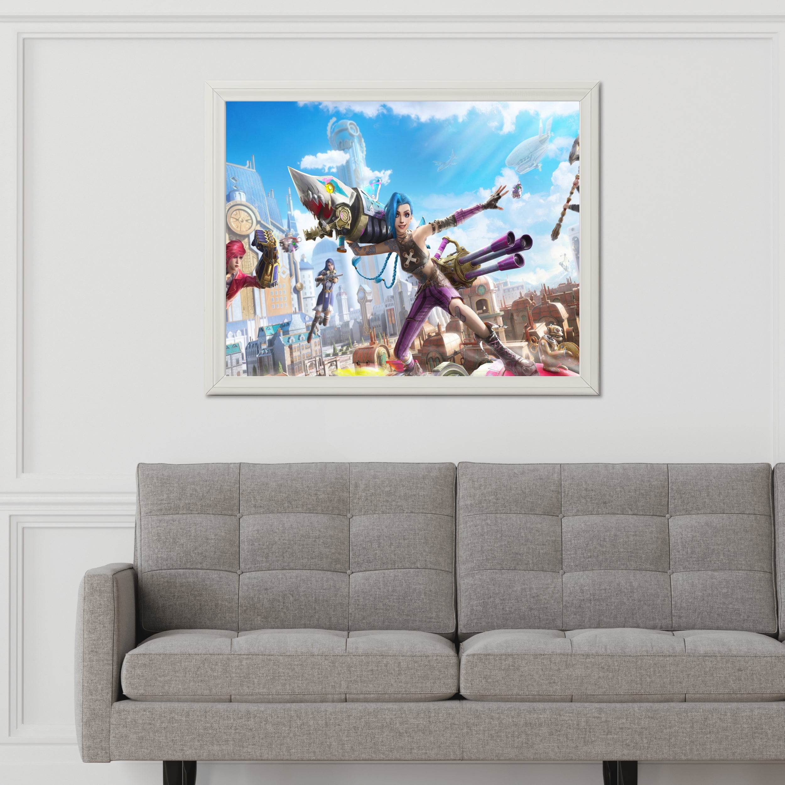 PUBG Jinx Arcane Gaming Wall Art - beink online art store