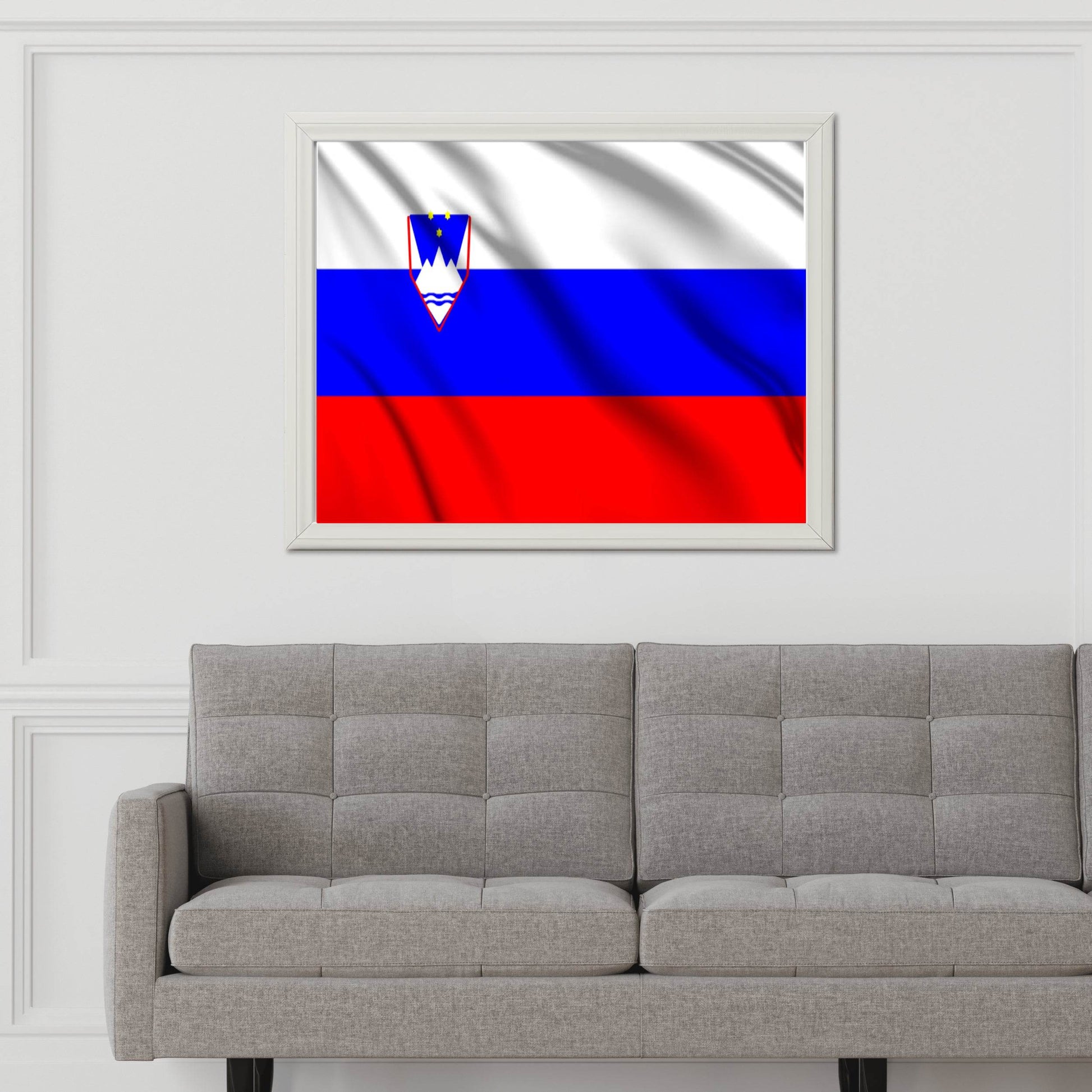 Slovenia National Flag Wall Art - beink online art store