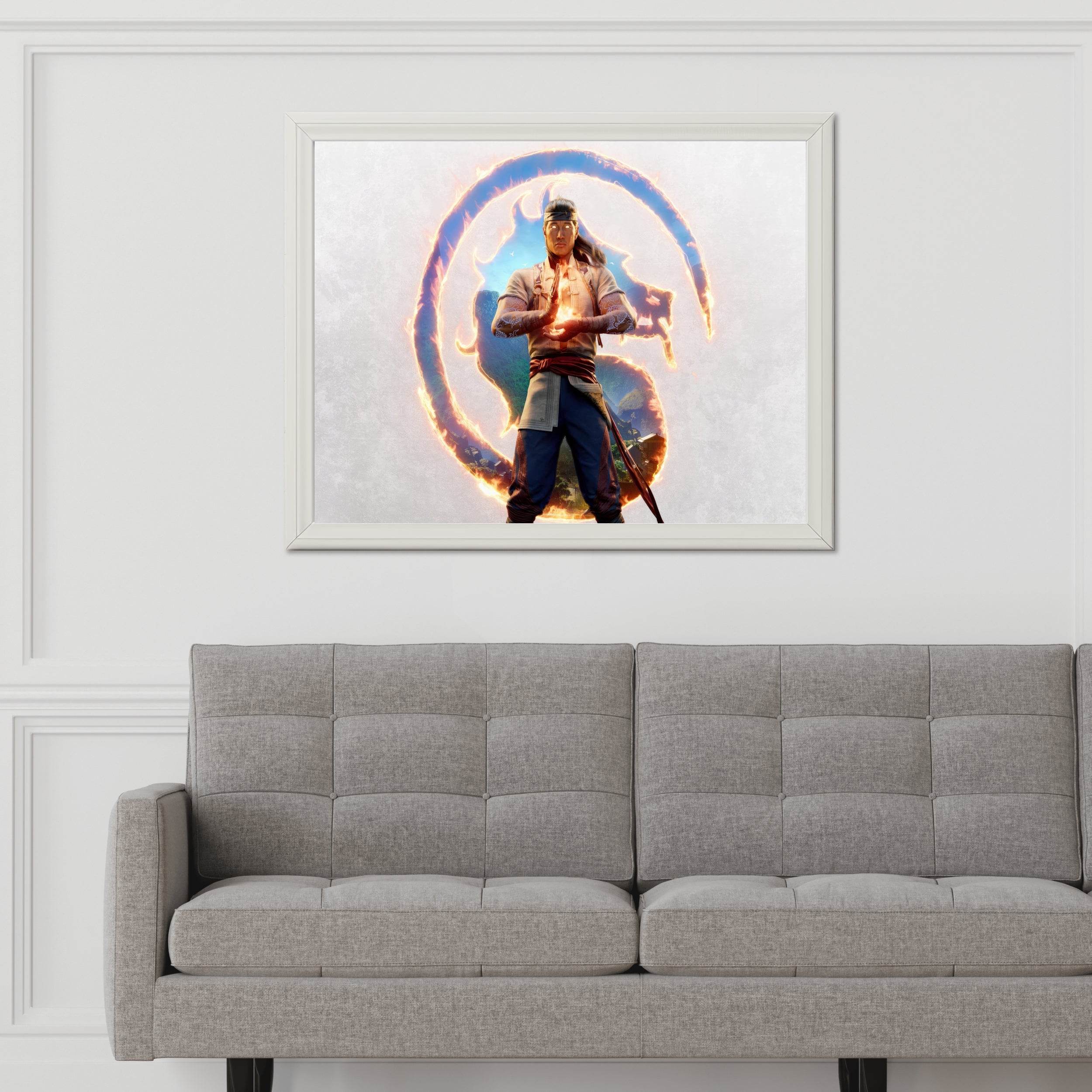 Liu Kang Mortal Kombat Gaming Wall Art - beink online art store