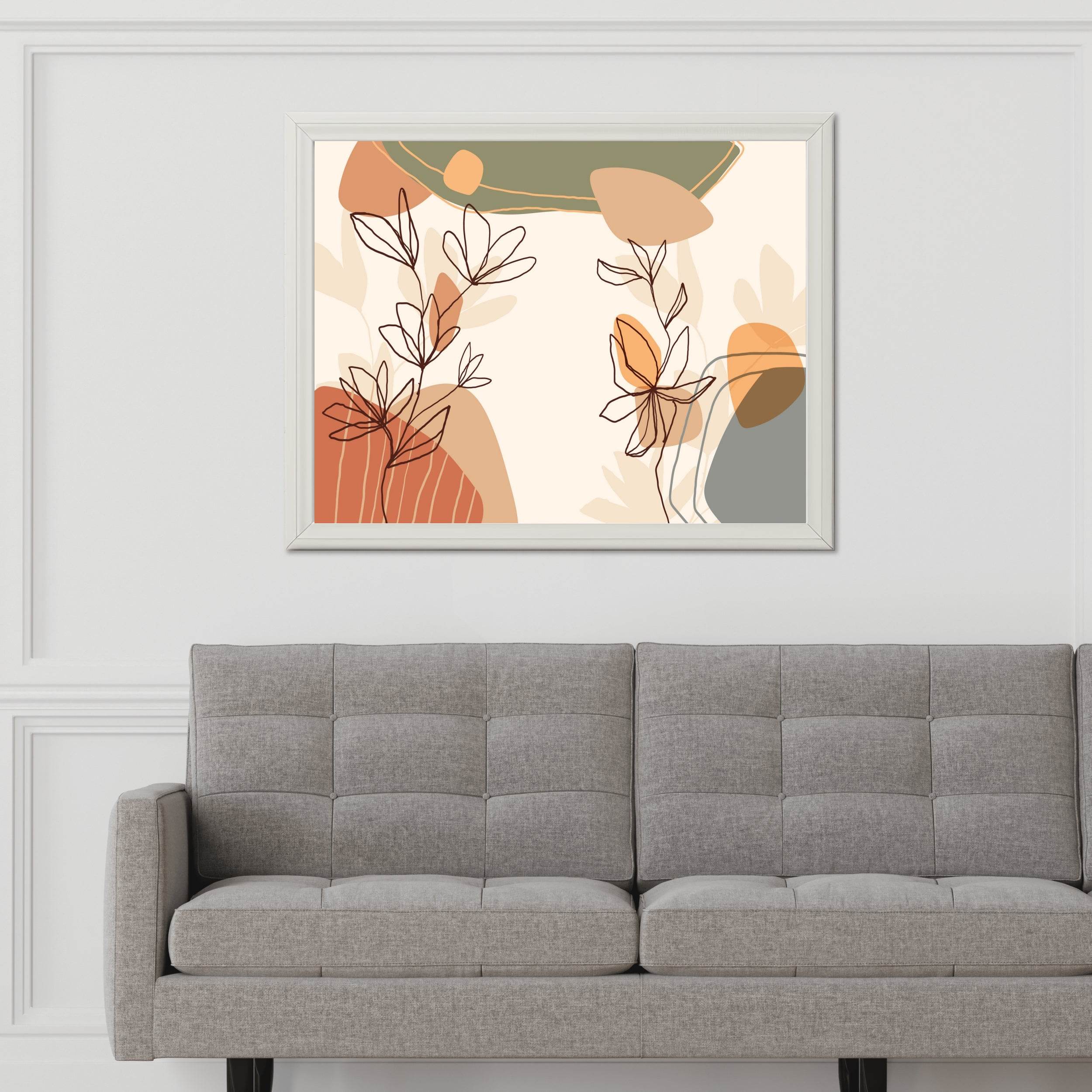 Anthurium Flower Branch Wall Art - beink online art store
