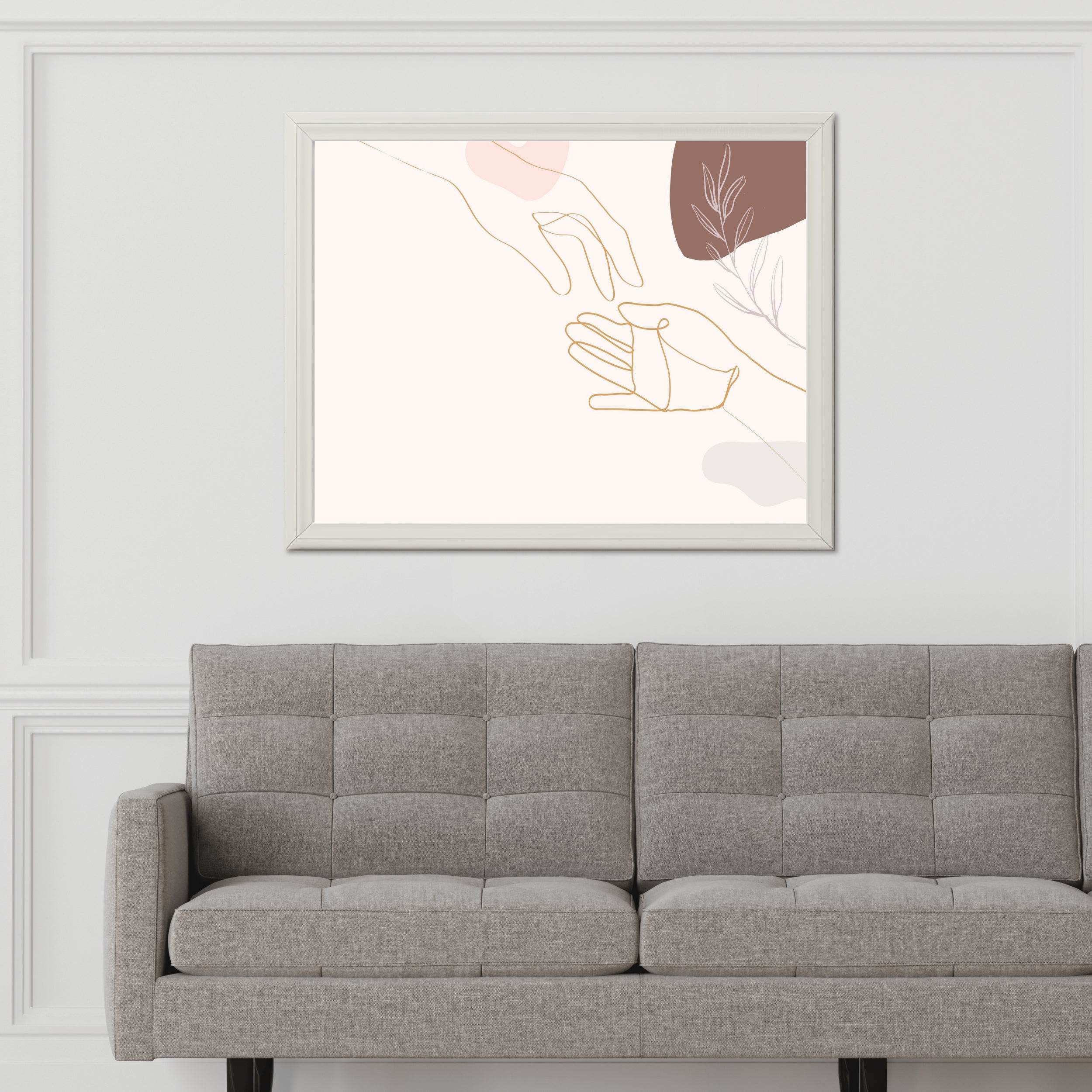 Hand in Hand Design Wall Art - beink online art store