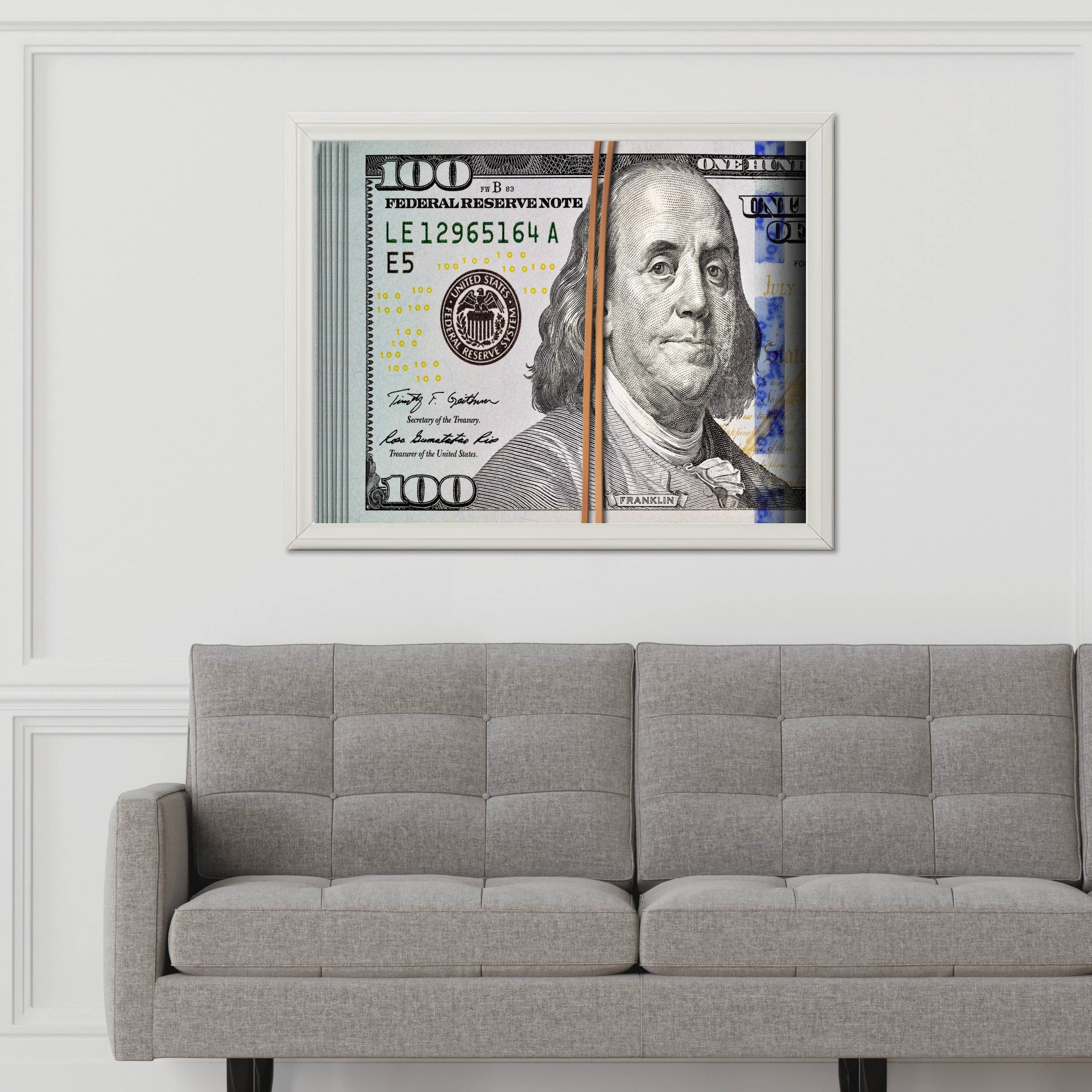 Portrait of Benjamin Franklin Wall Art - beink online art store
