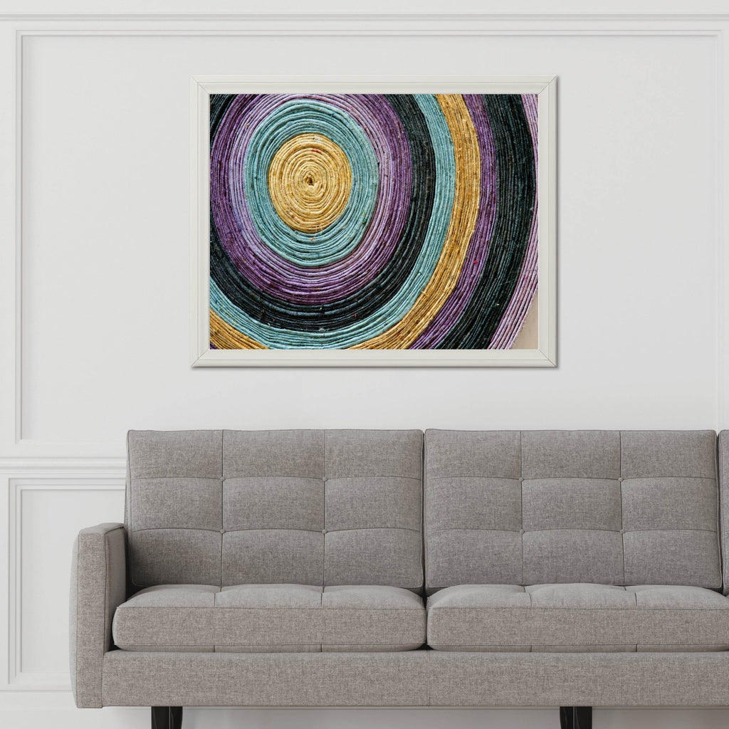 Multicolor Ropes Painting Abstract Wall Art - beink online art store