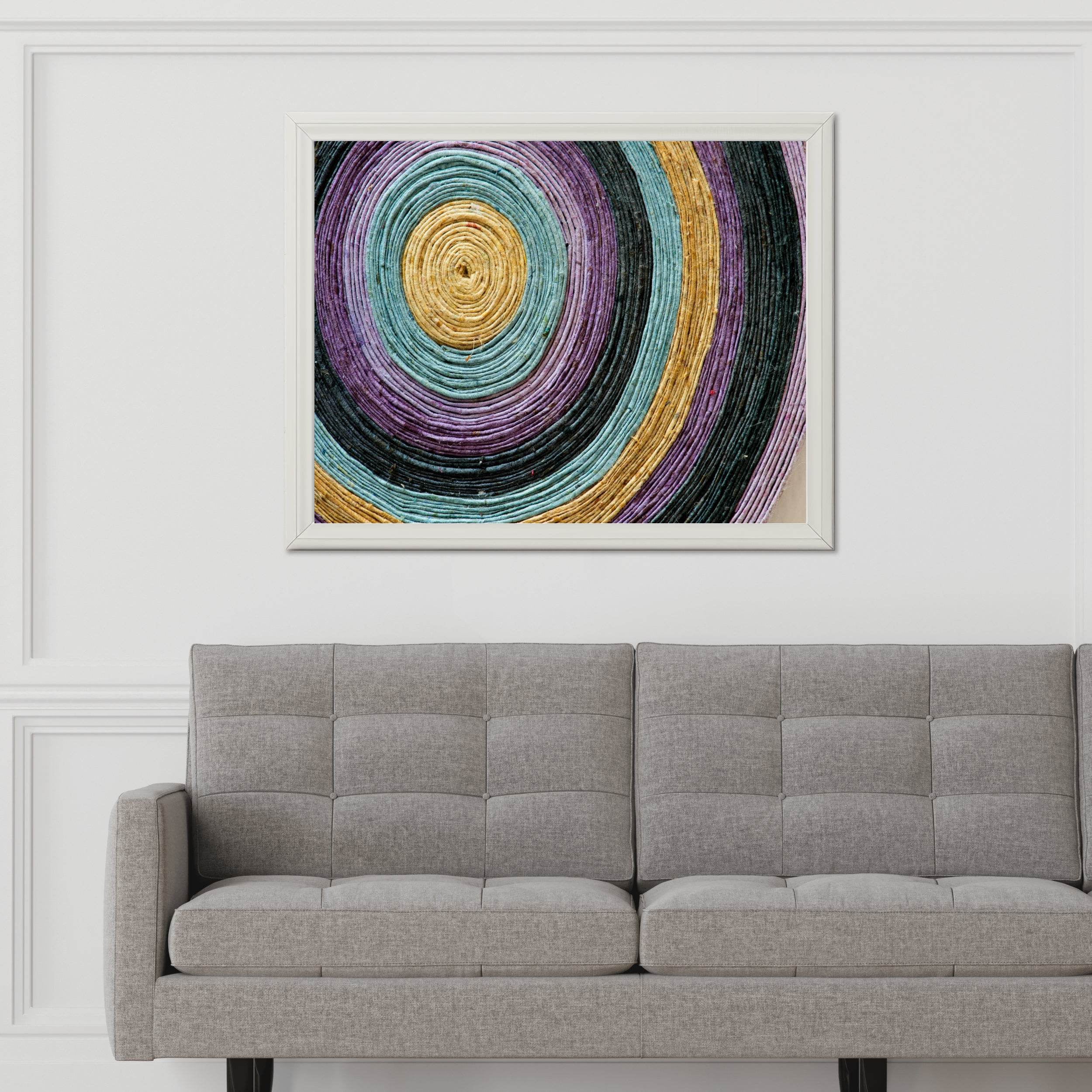Multicolor Ropes Painting Abstract Wall Art - beink online art store