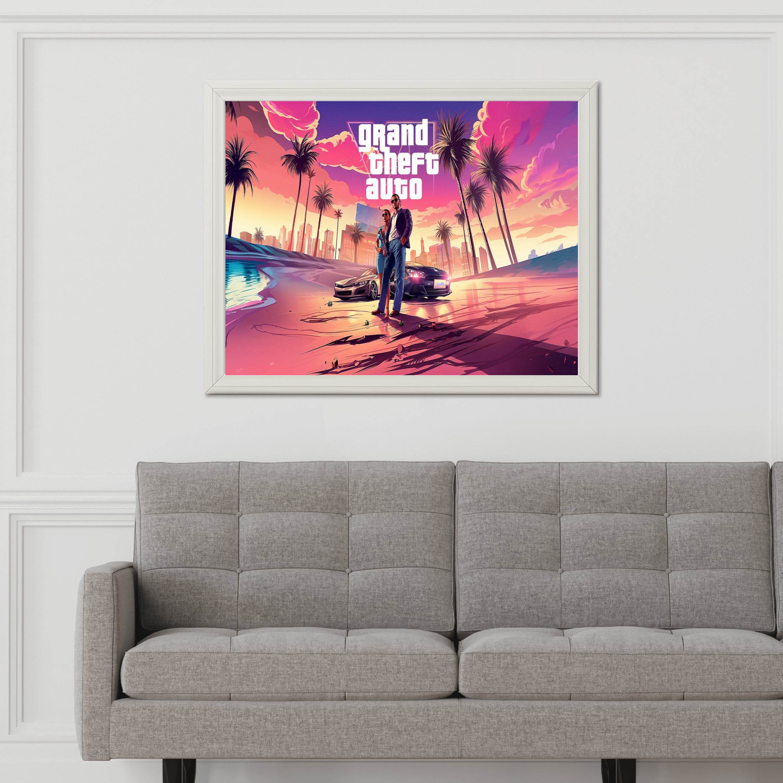 GTA 6 Gaming Wall Art - beink online art store