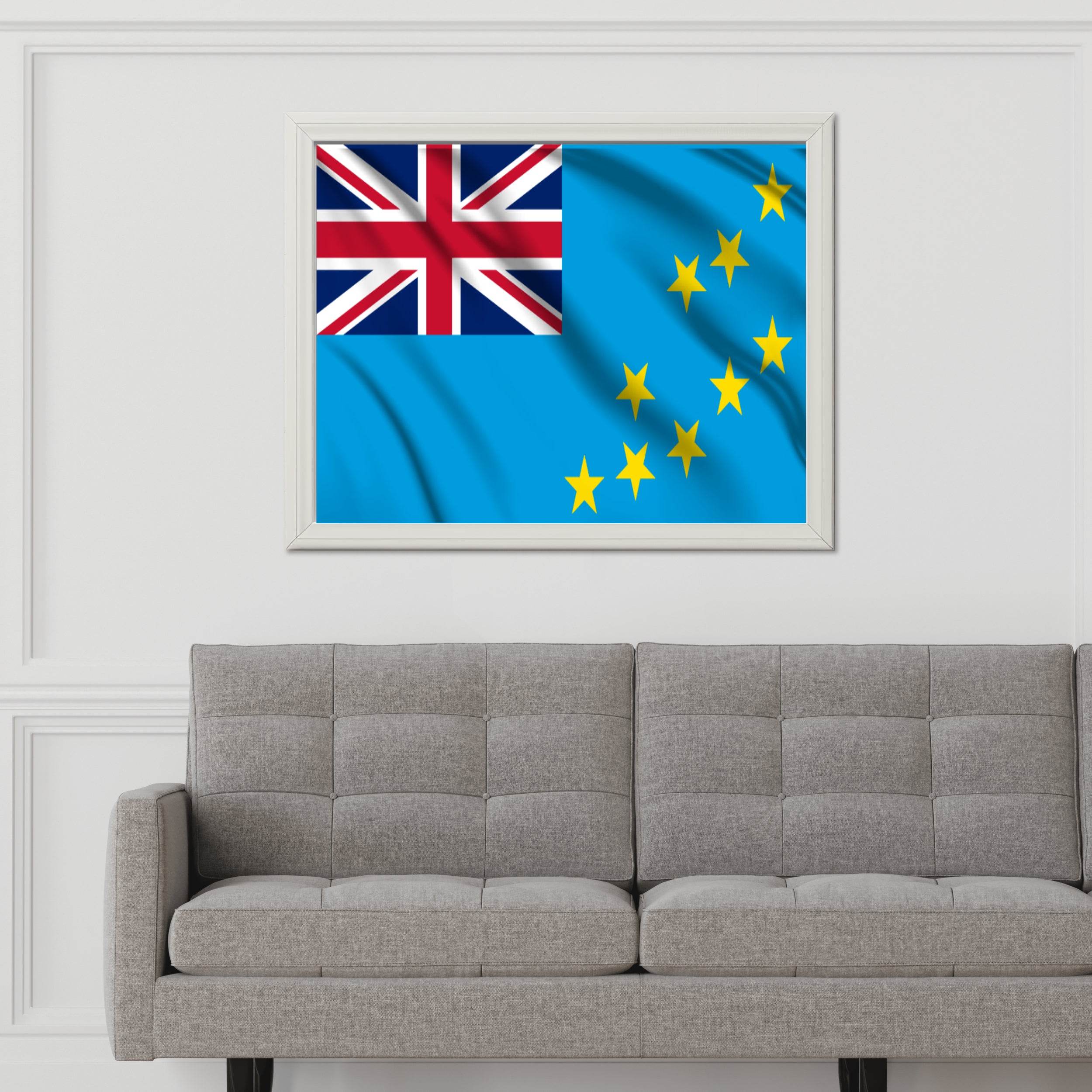 Tuvalu National Flag Wall Art - beink online art store