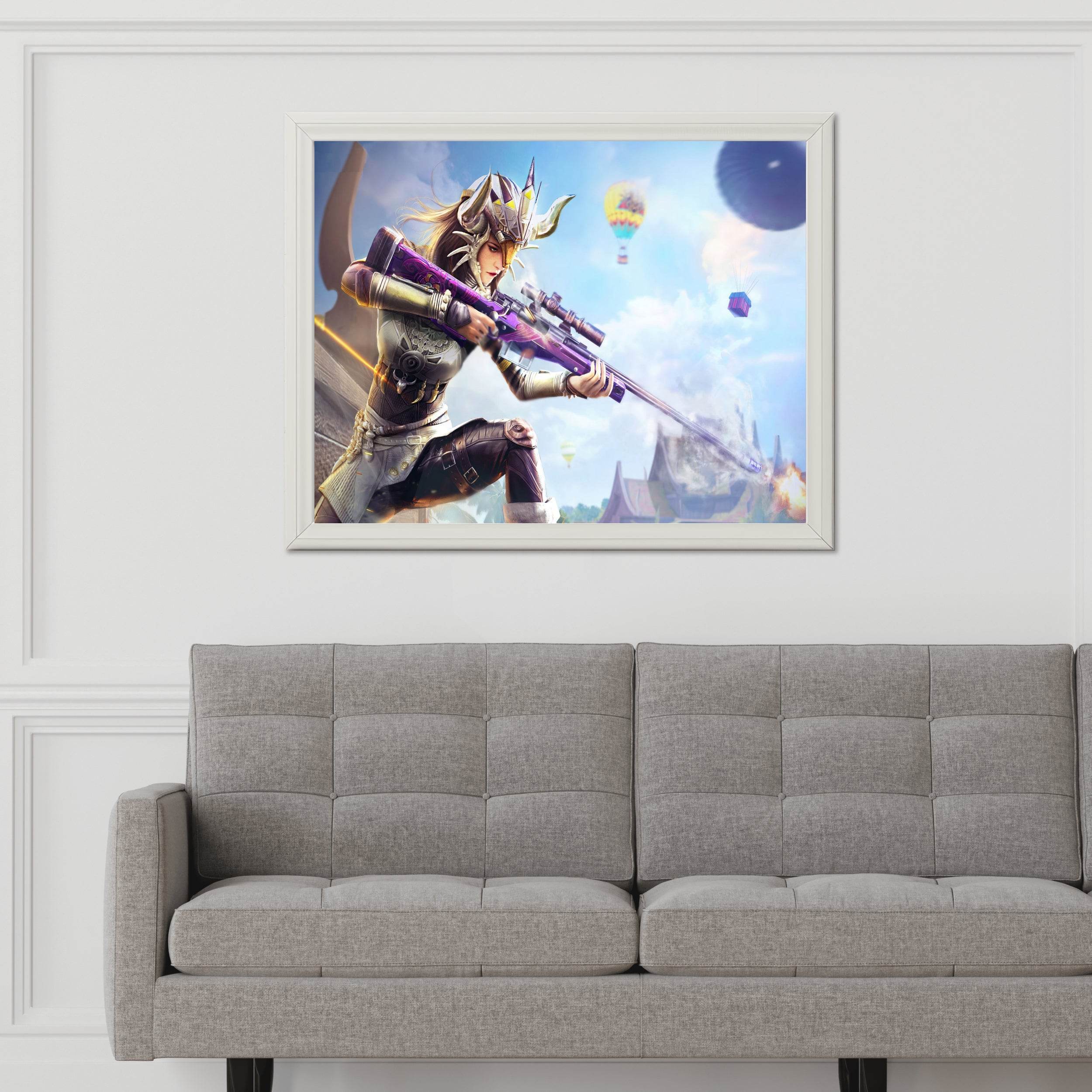 PUBG Dawn Hunter Gaming Wall Art - beink online art store