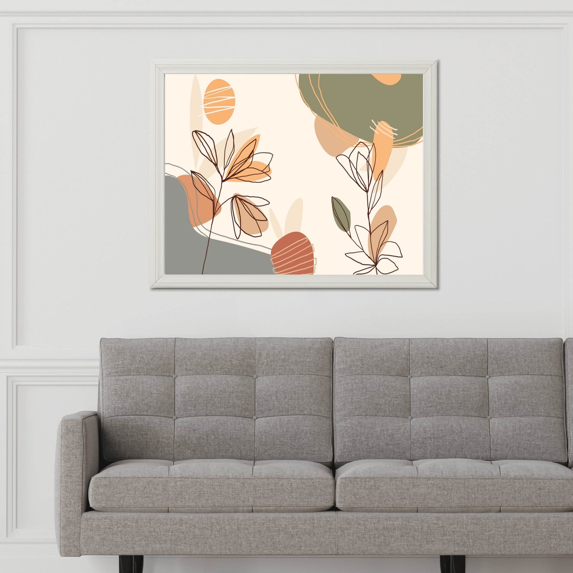 Heliconia Flower Wall Art - beink online art store
