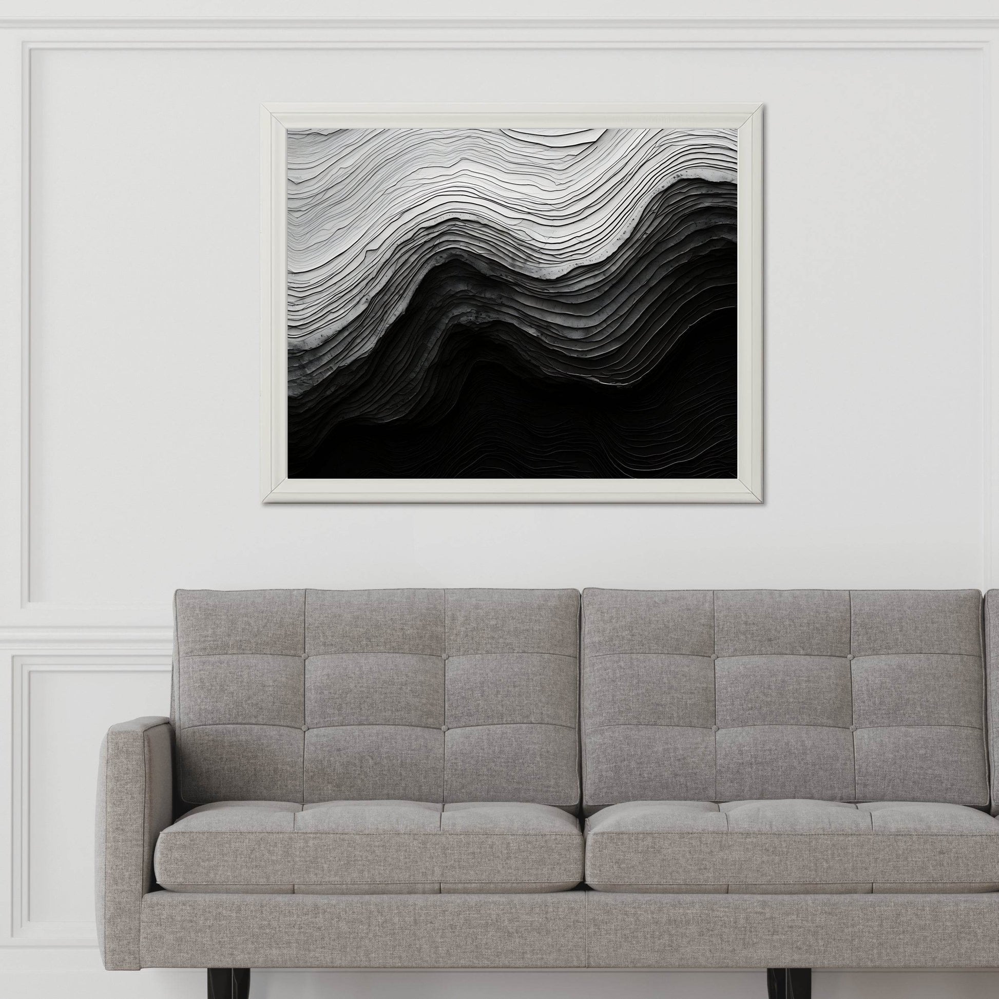 Rock Shadow Abstract Wall Art - beink online art store