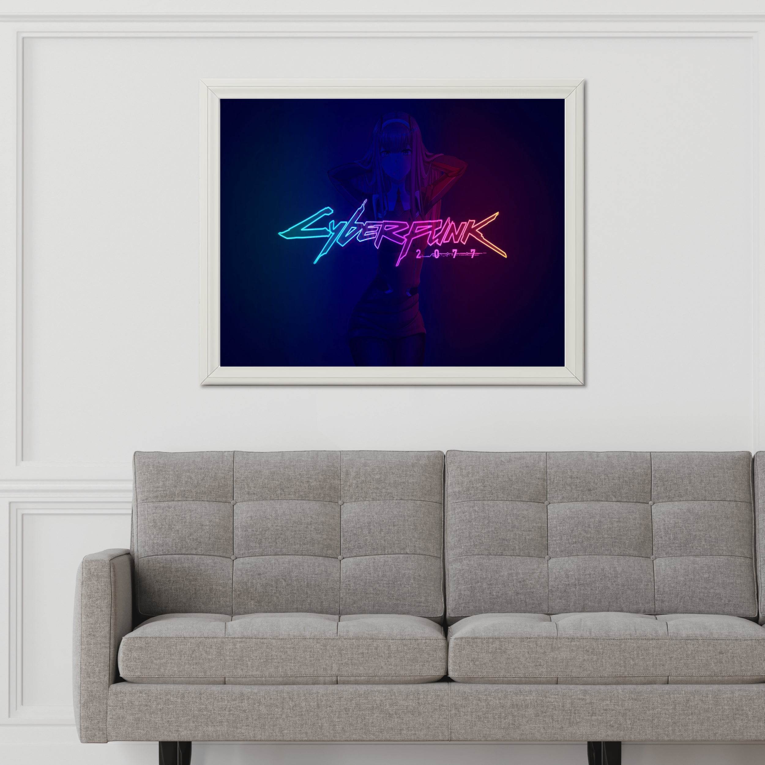 CYBERPUNK 2077 Anime Gaming Wall Art - beink online art store