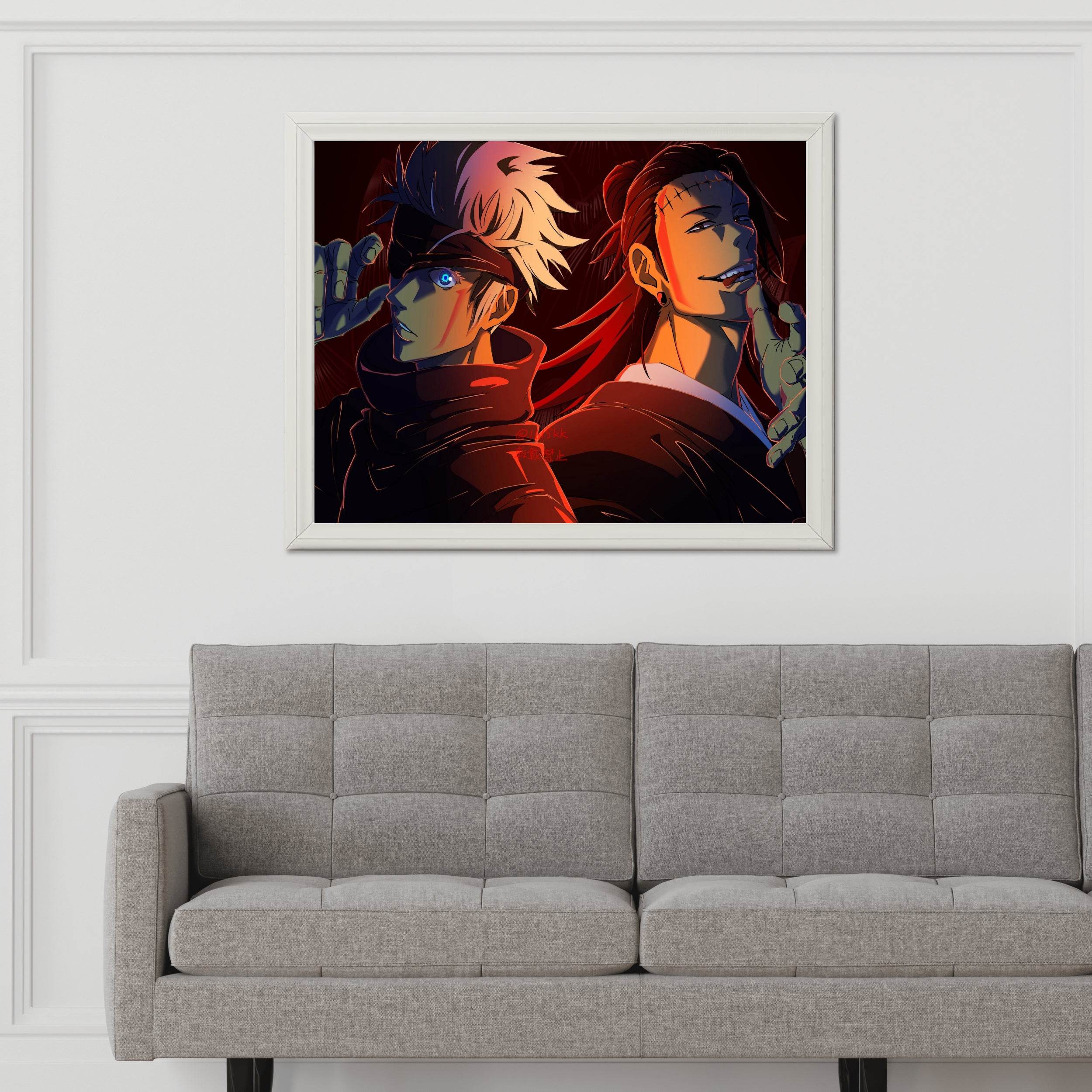 Satoru Gojo & Suguru Geto Friendship Anime Wall Art - beink online art store