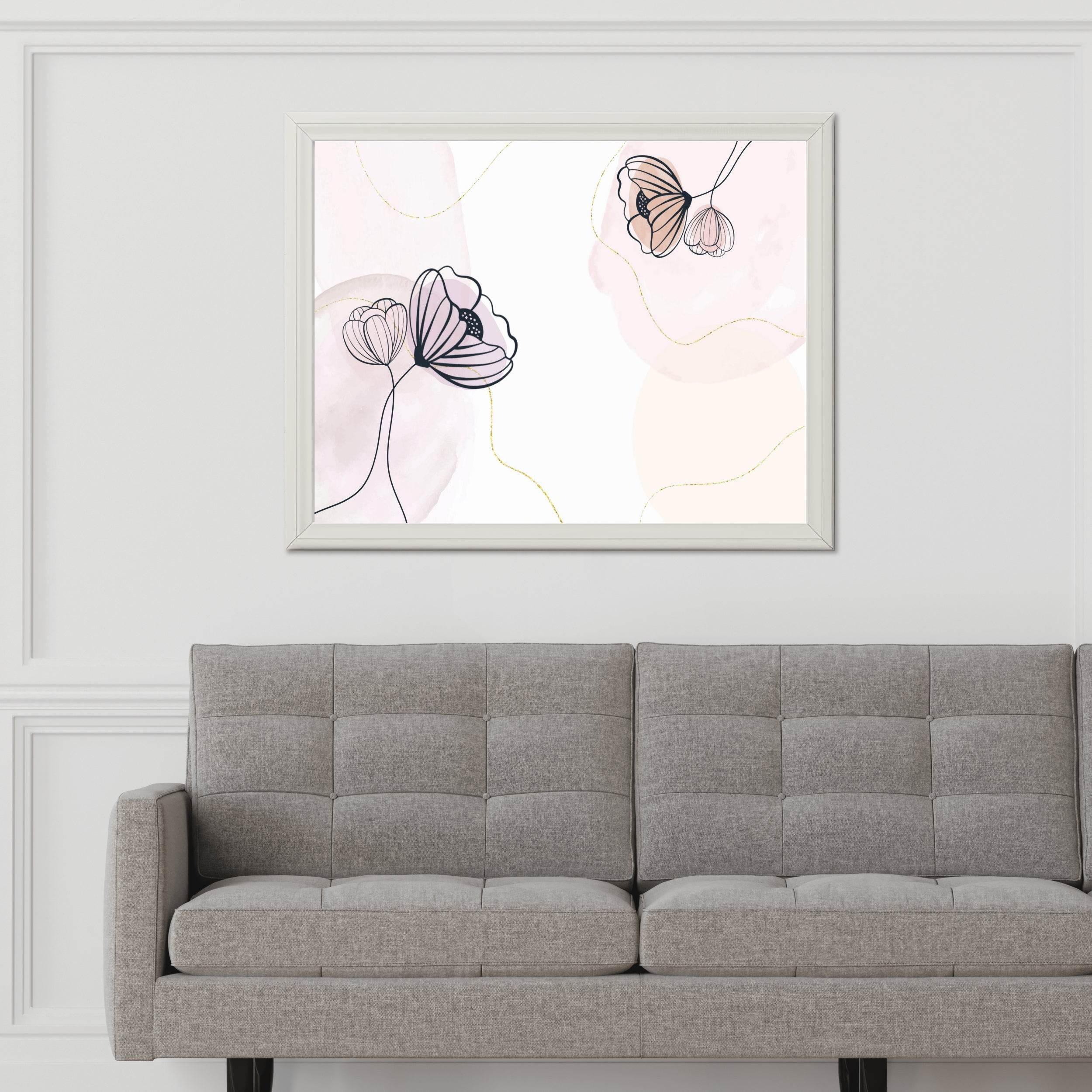 Beautiful Llily Flowers Wall Art - beink online art store