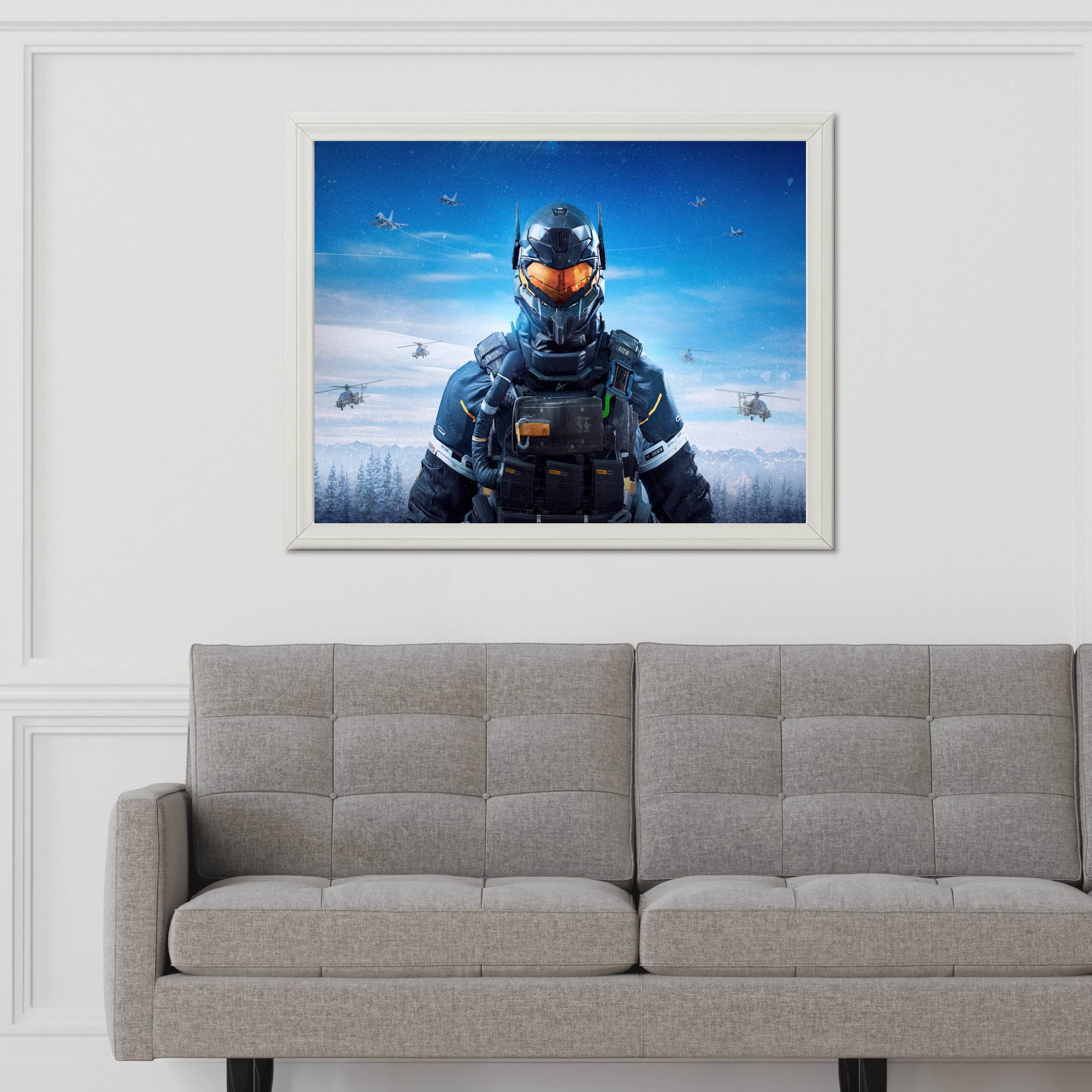 Instant War Air Force Gaming Wall Art - beink online art store