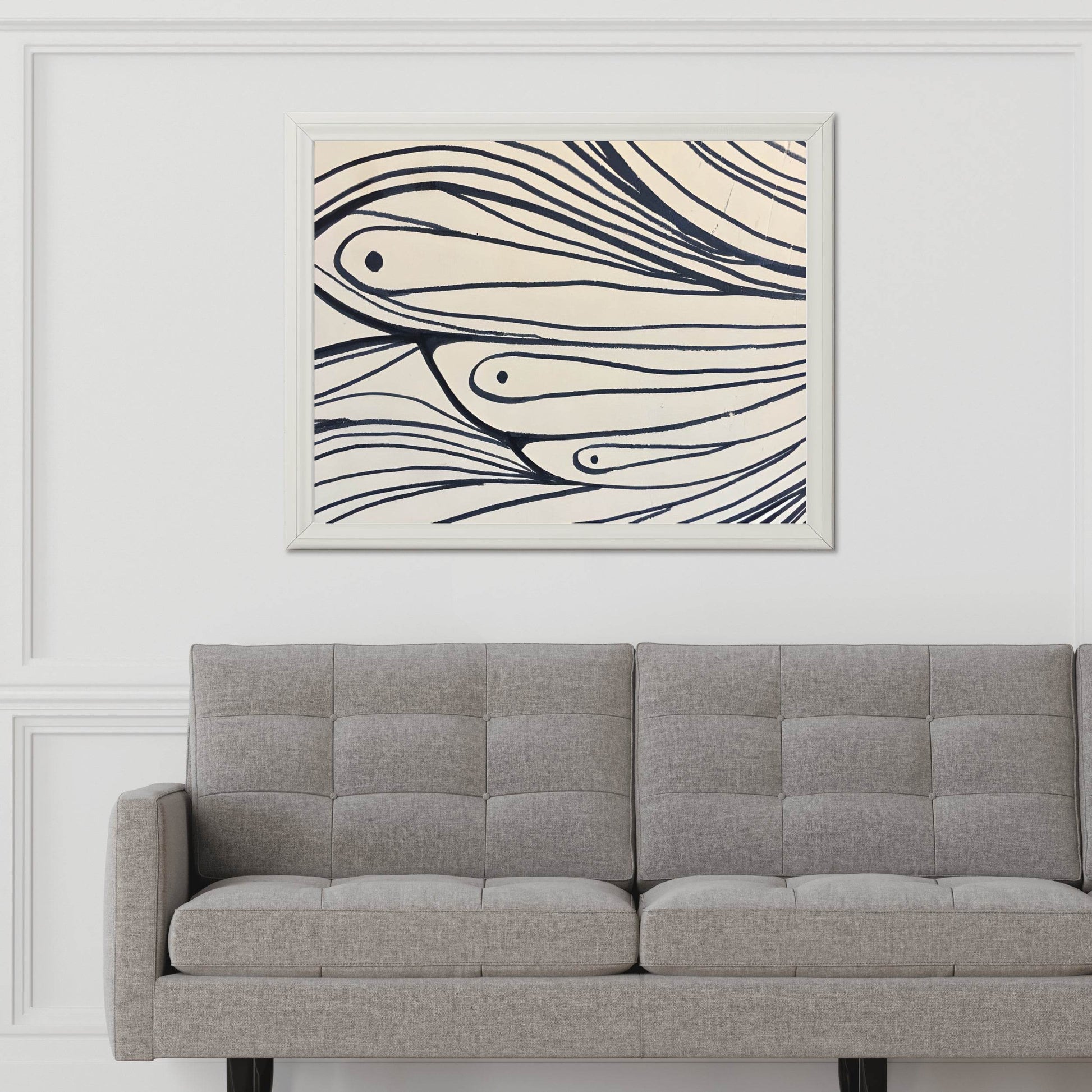 Ocean Currents Modern Wall Art - beink online art store