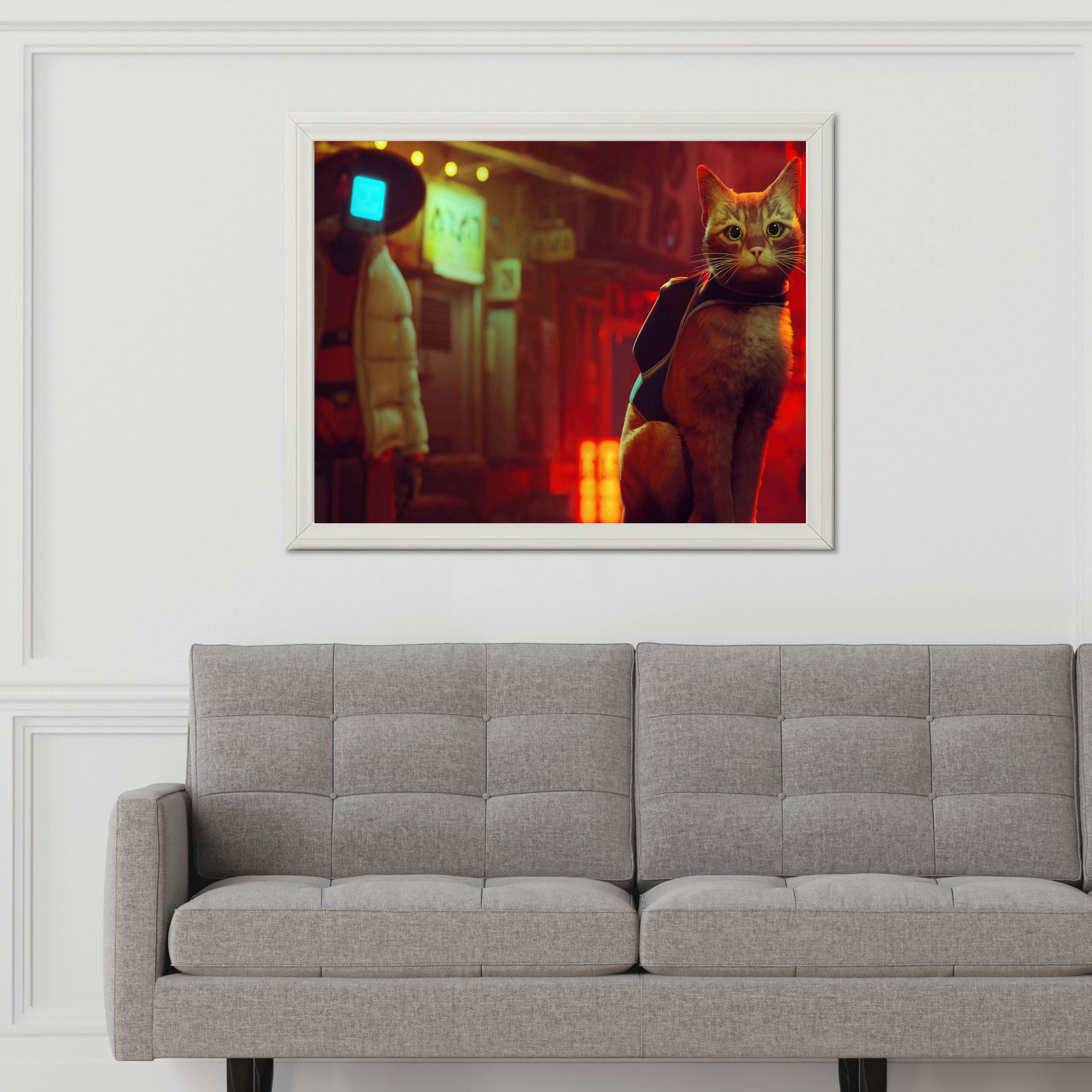STRAY Gaming Wall Art - beink online art store