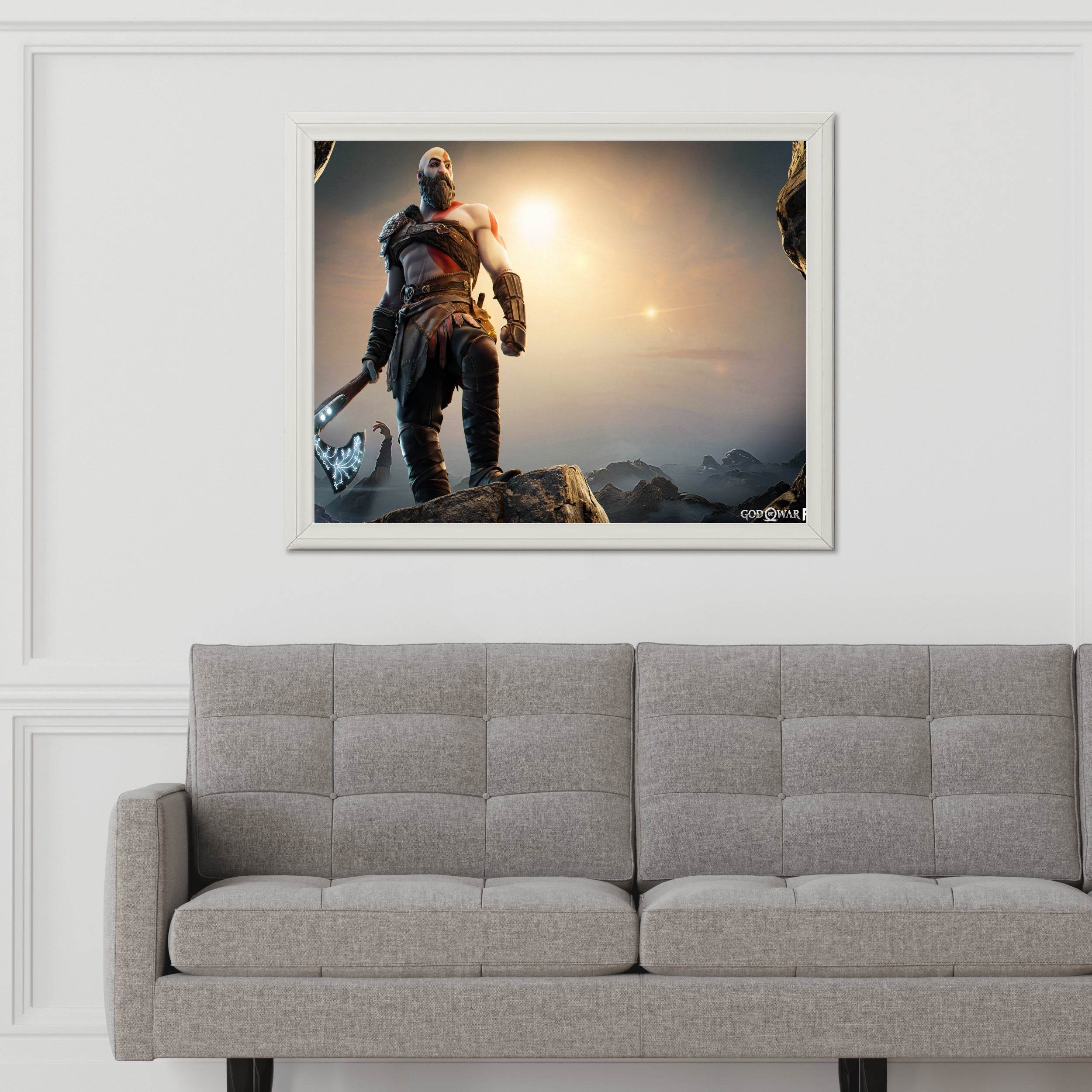 FORTNITE Kratos God Of War Gaming Wall Art - beink online art store