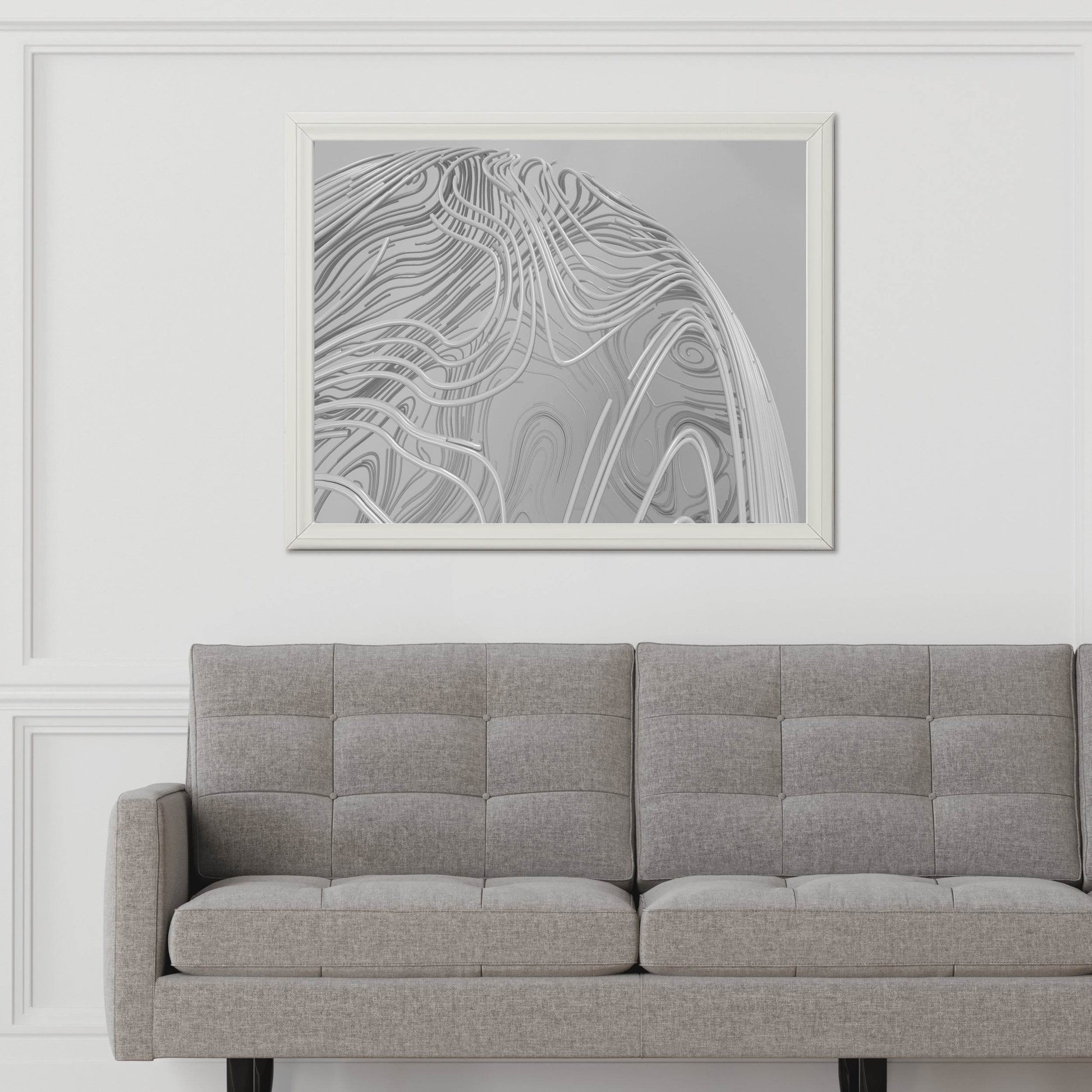 Wire Circle Abstract Wall Art - beink online art store