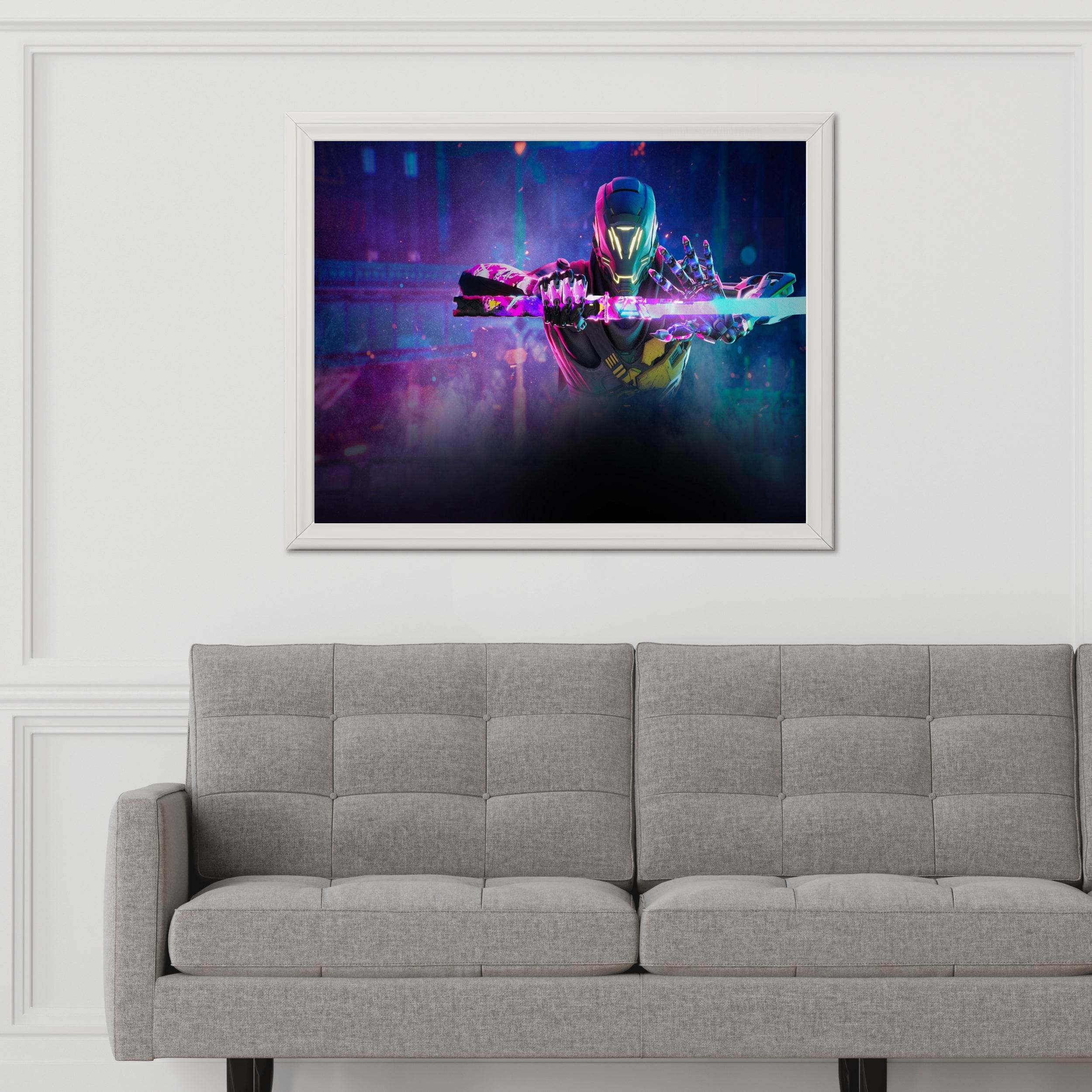 GHOSTRUNNER Neon Pack Gaming Wall Art - beink online art store