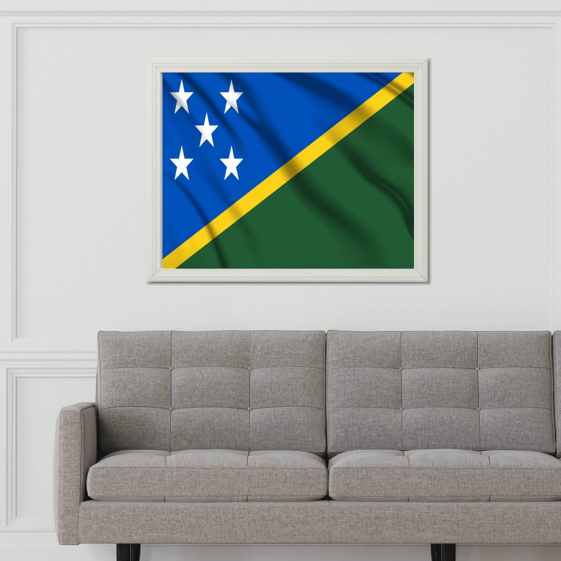 Solomon Islands National Flag Wall Art - beink online art store