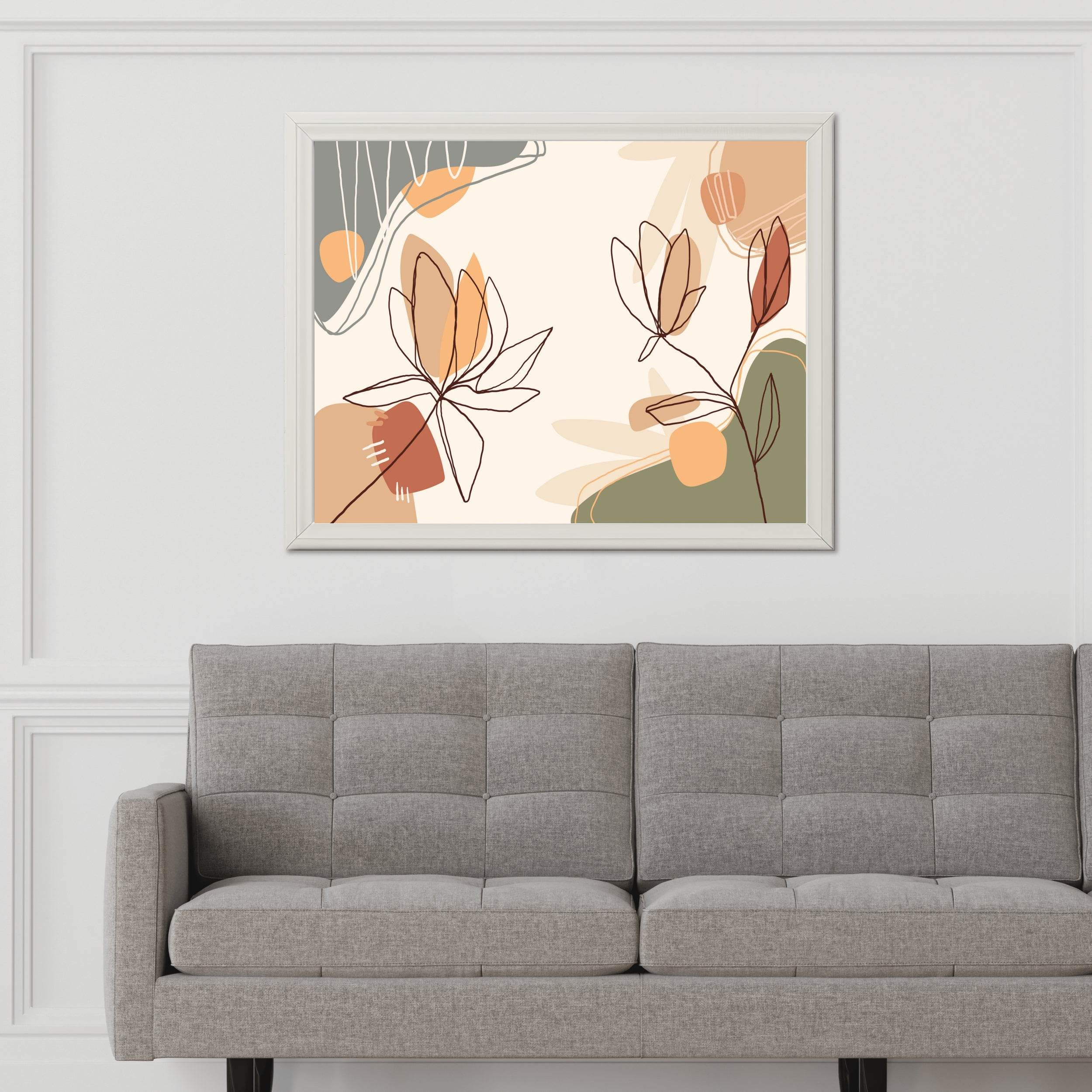 Strelitzia Plant Line Art - beink online art store