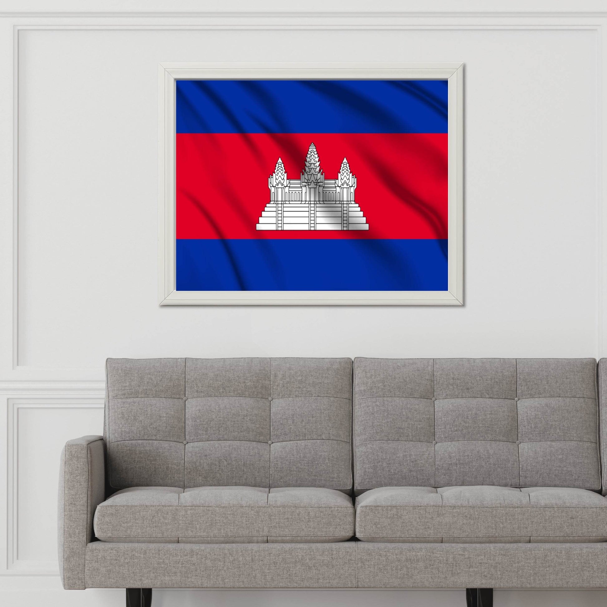 Cambodia National Flag Wall Art - beink online art store