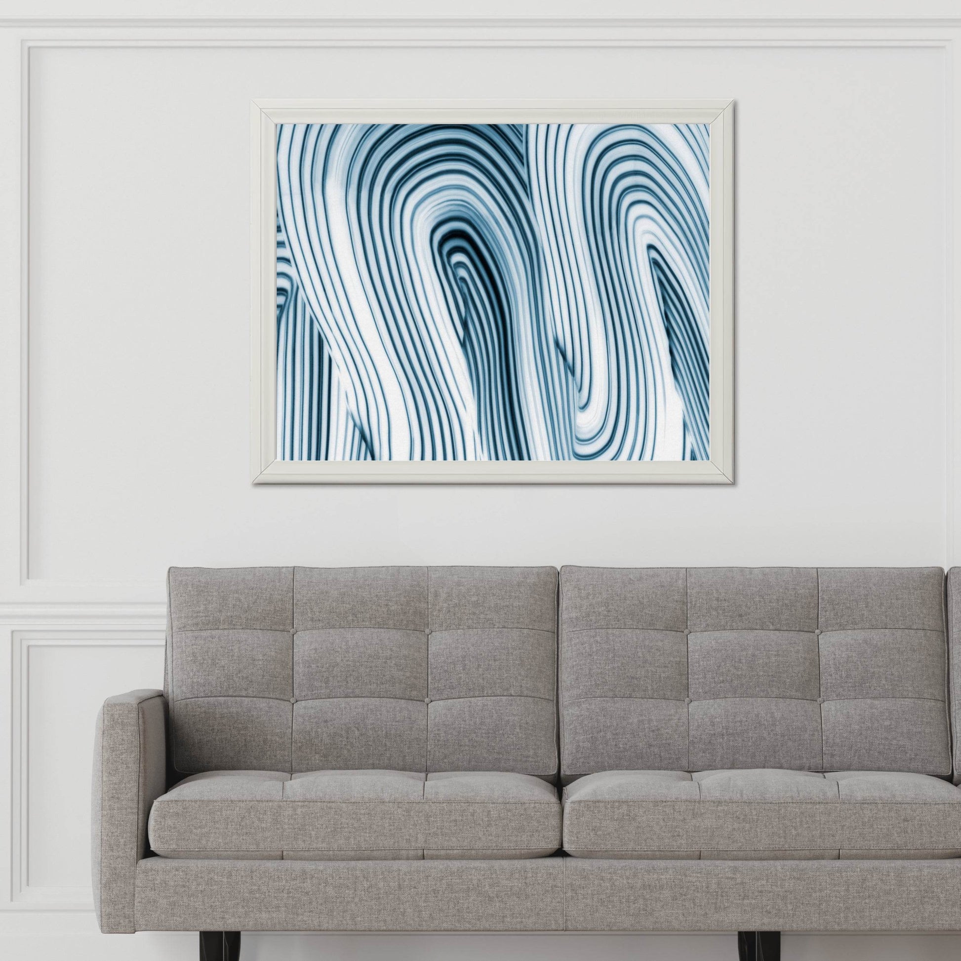 Swirl Lines Abstract Wall Art - beink online art store