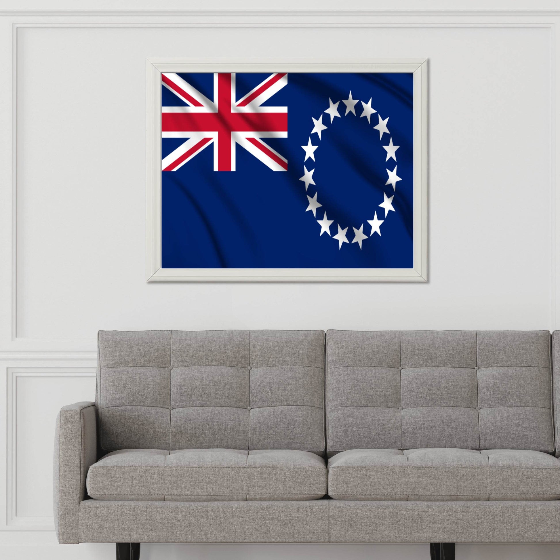 Cook Islands National Flag Wall Art - beink online art store