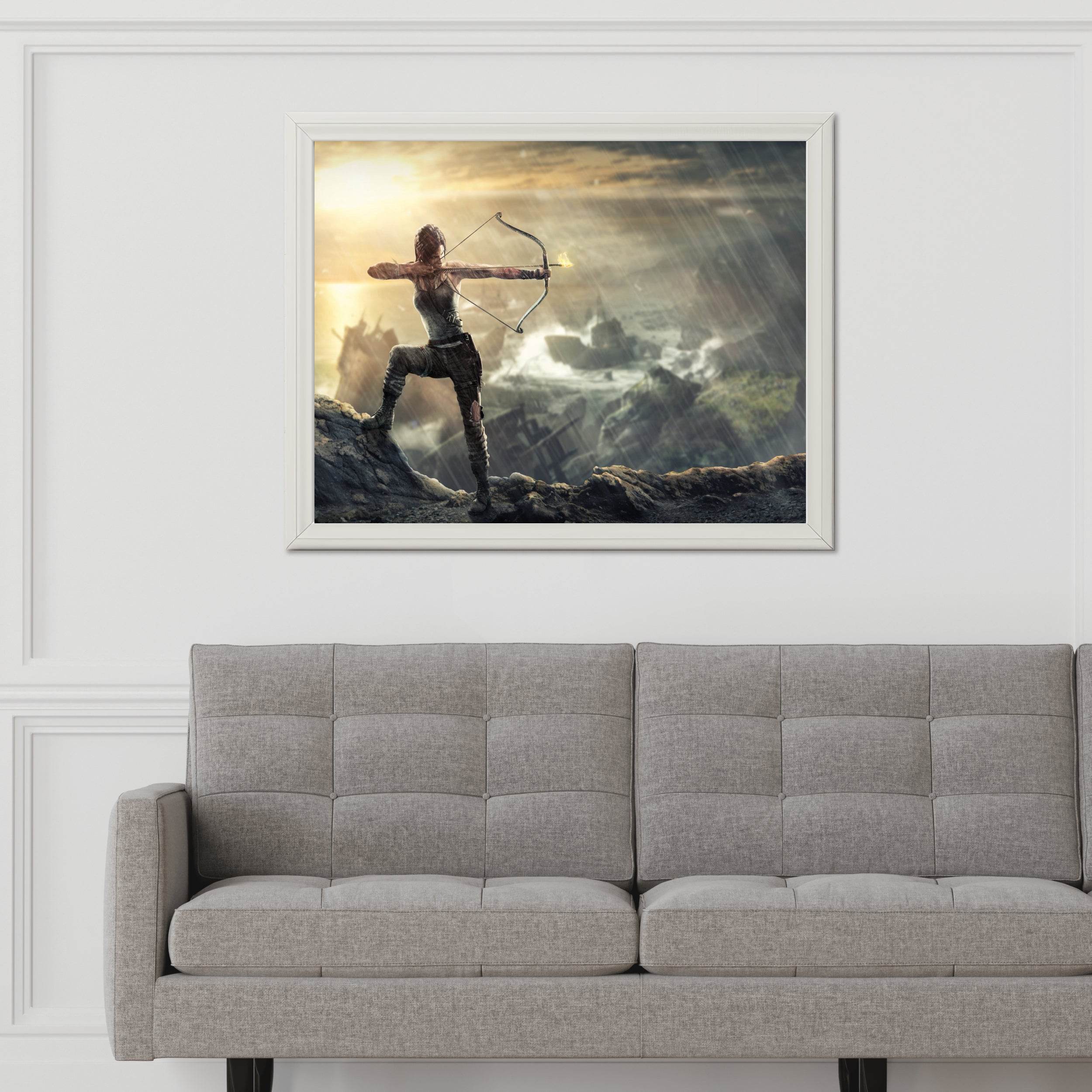 Lara Croft Tomb Raider Gaming Wall Art - beink online art store
