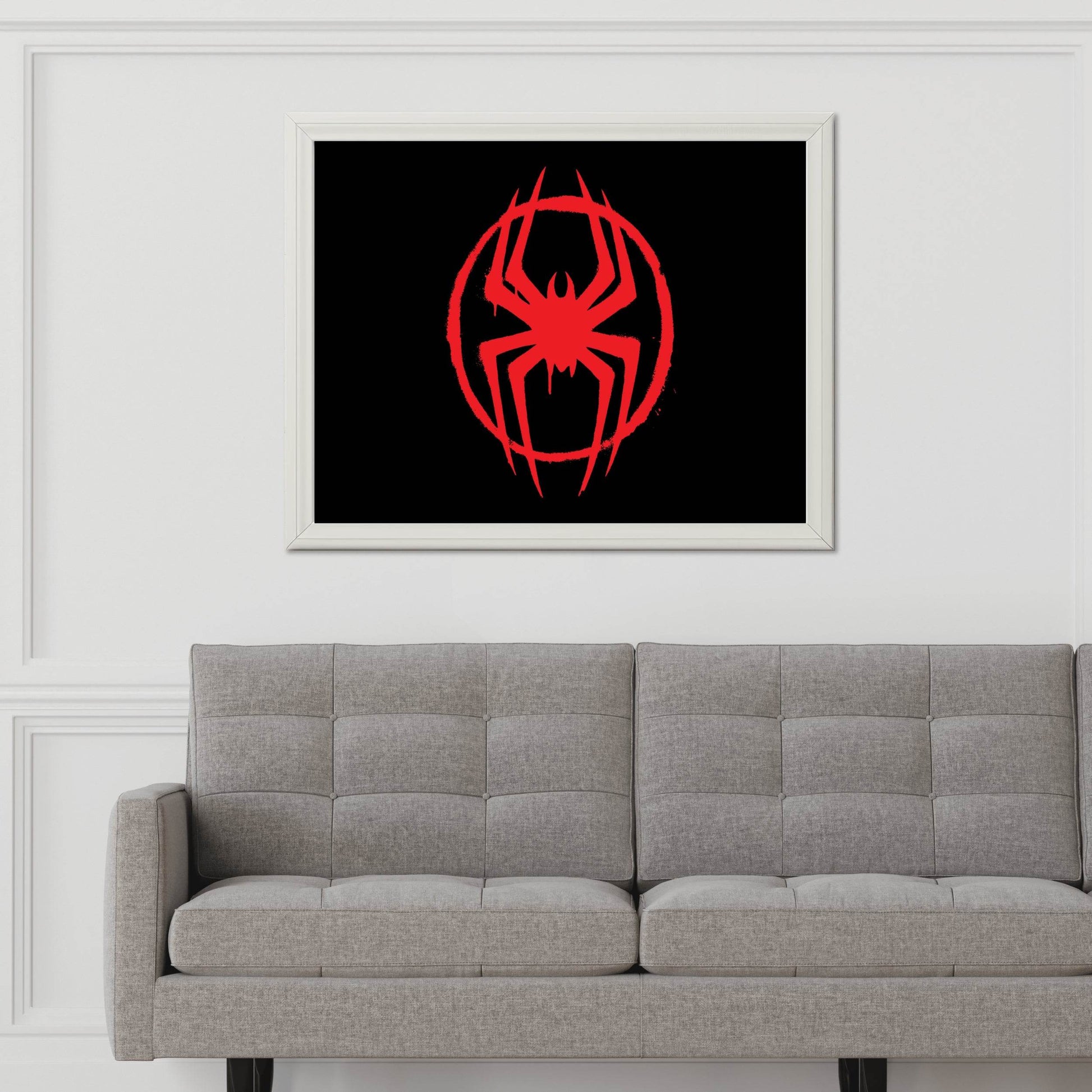 spider man Miles Morales Logo Wall Art - beink online art store