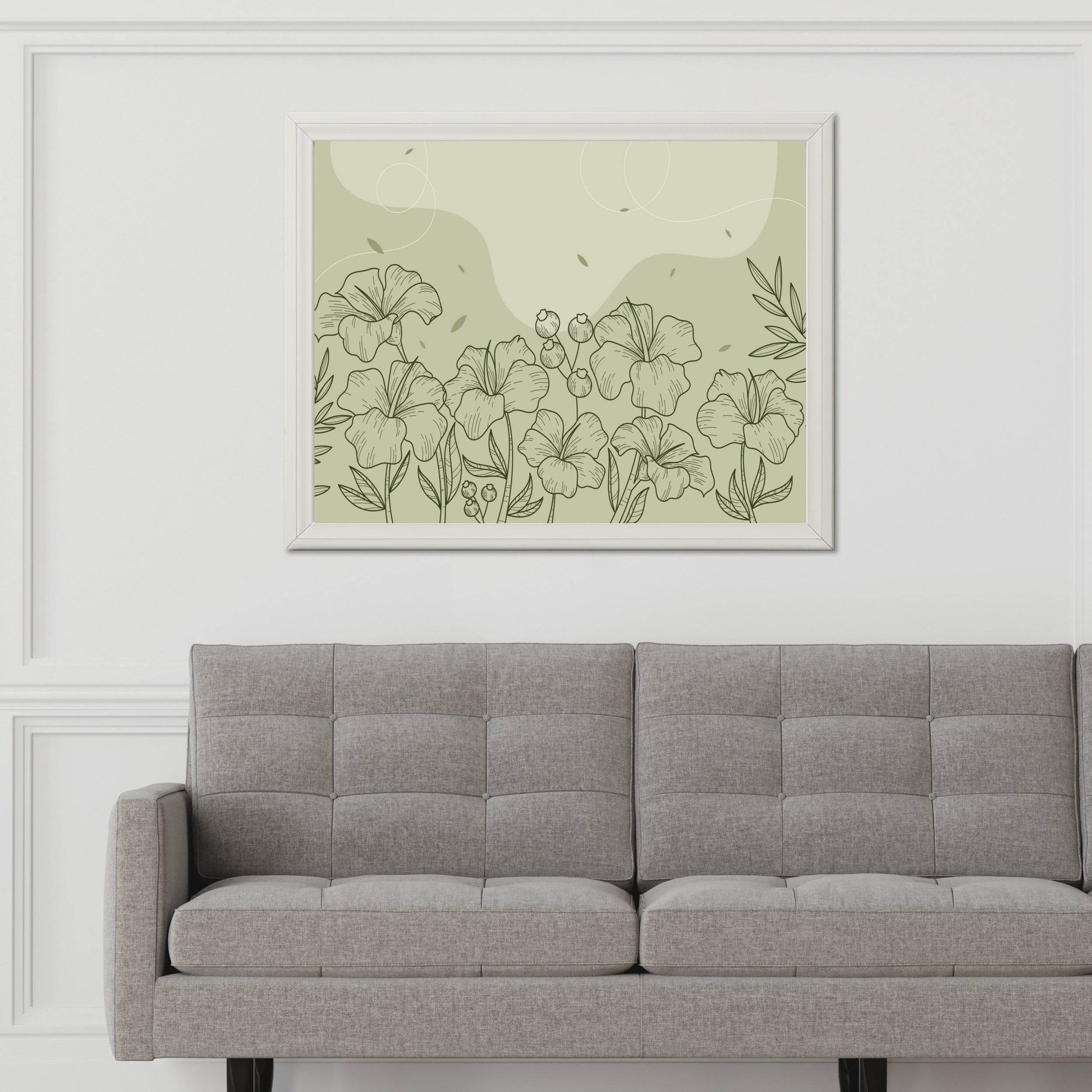 Amaryllis Bouquet Wall Art - beink online art store