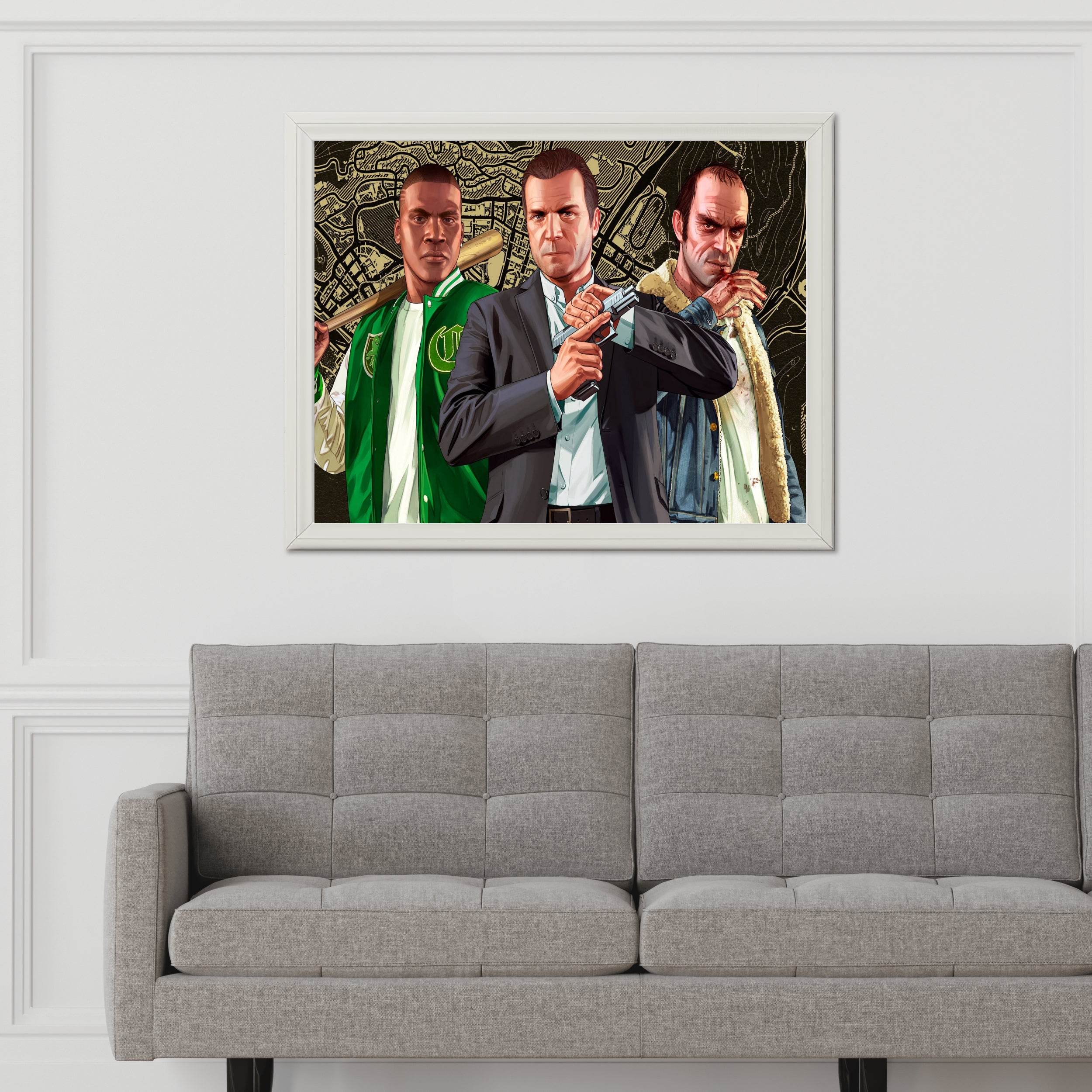 GTA V Character Gaming Wall Art - beink online art store