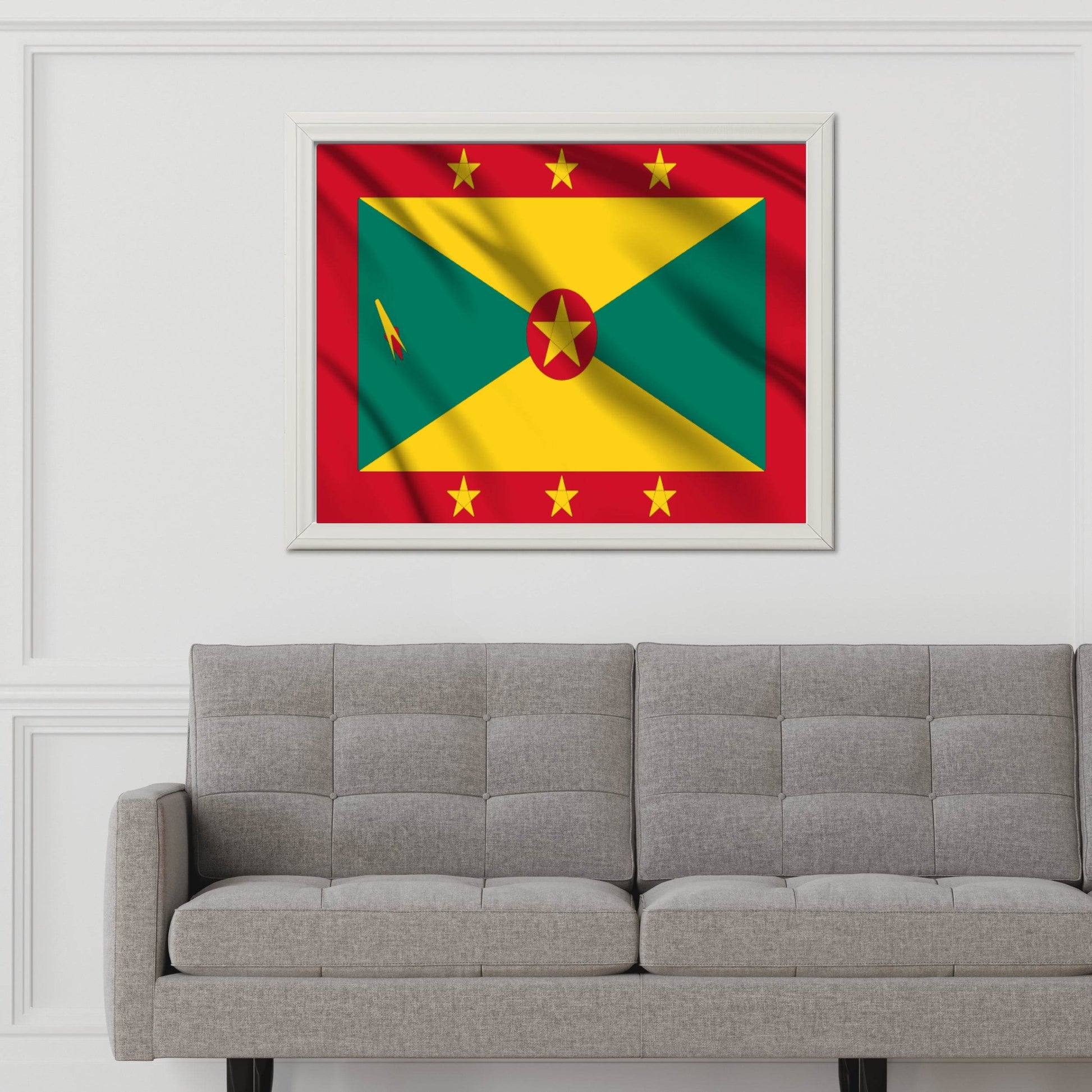 Grenada National Flag Wall Art - beink online art store