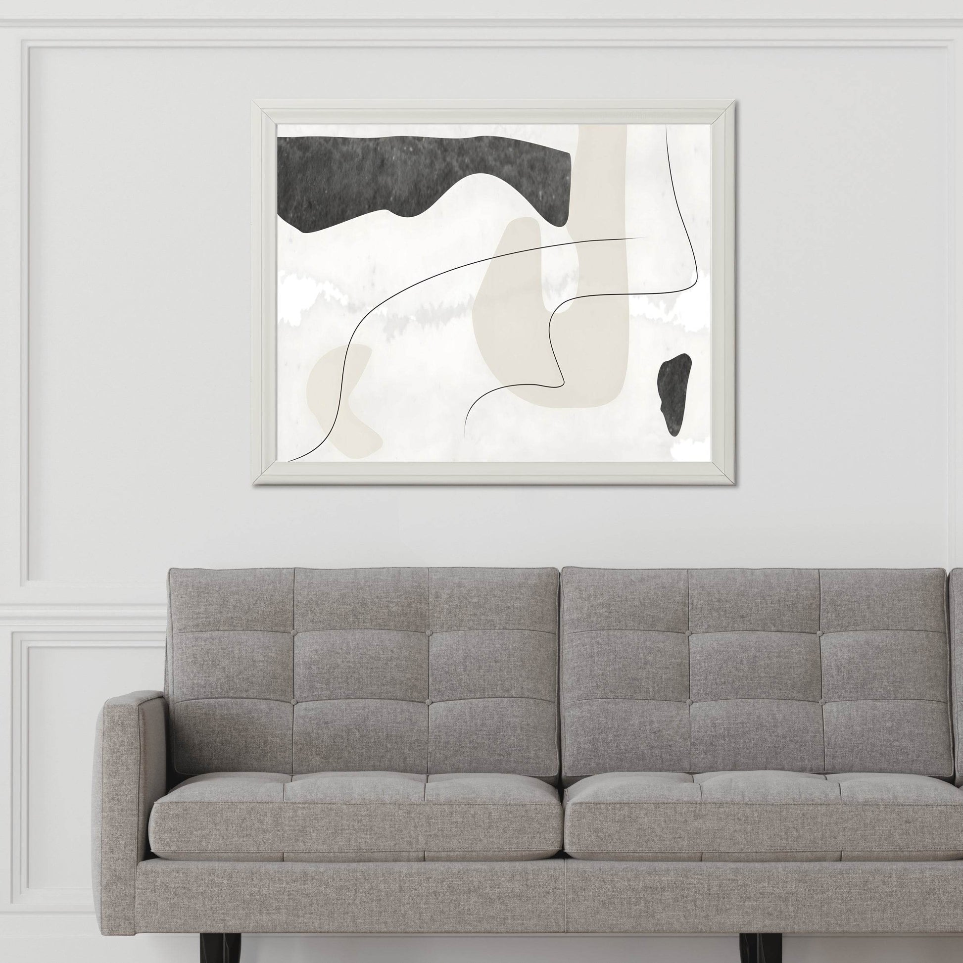 Linear Landscape Modern Wall Art - beink online art store
