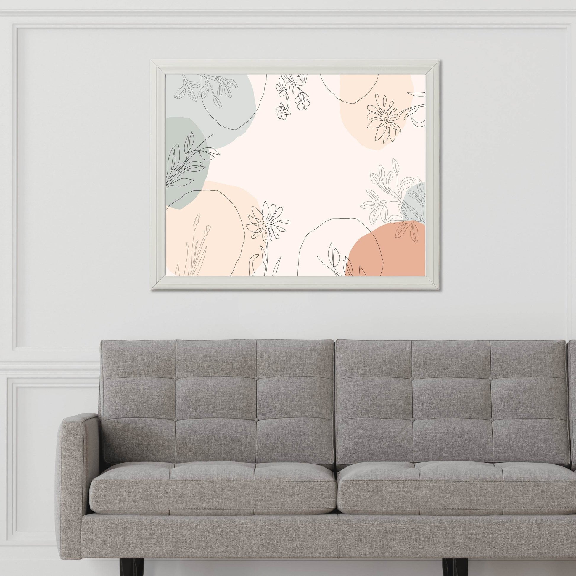 Flower Leaves of Centaurea Cyanus Wall Art - beink online art store
