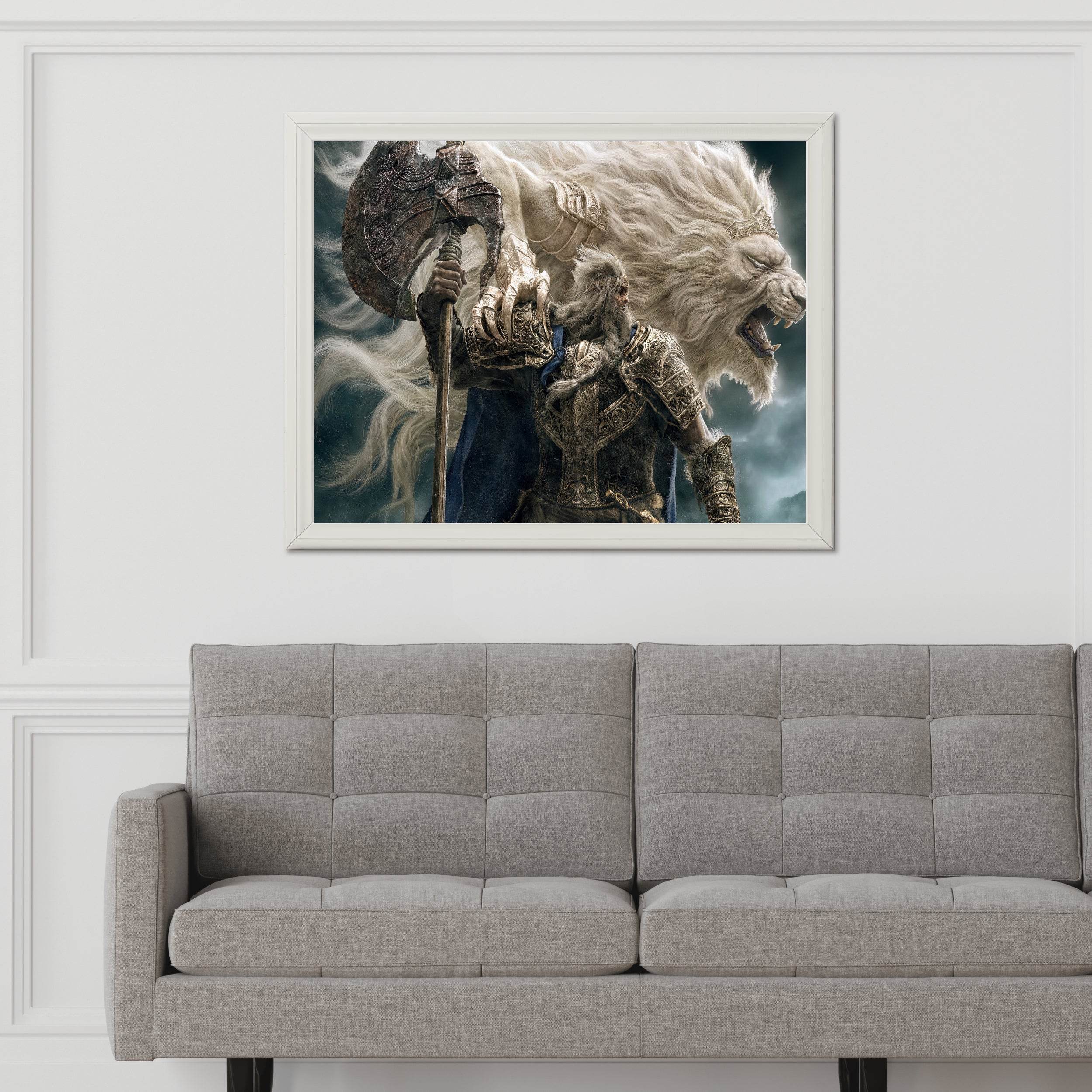 Godfrey First Elden Lord Gaming Wall Art - beink online art store