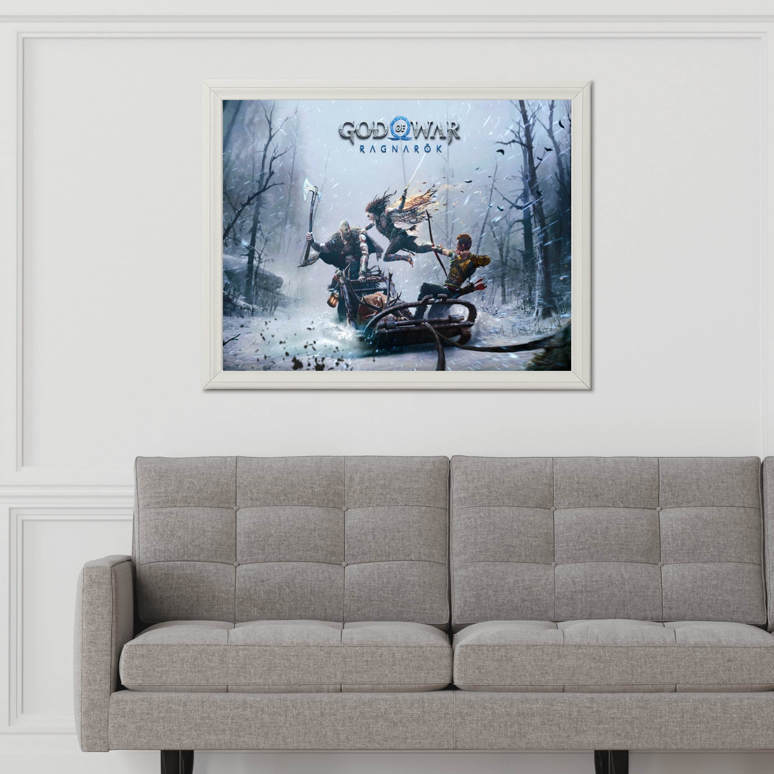 GOD OF WAR Ragnarök Gaming Wall Art - beink online art store